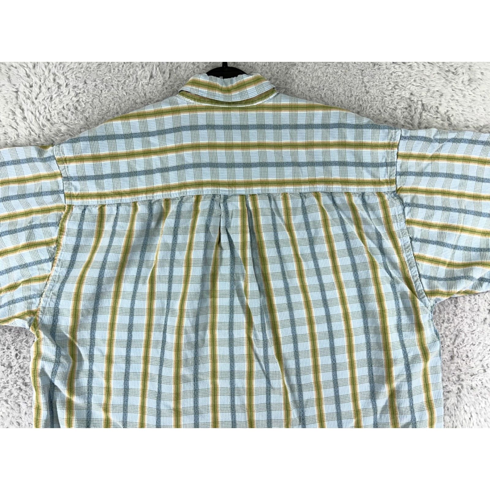 Tommy Bahama Tommy Bahama Shirt Mens Extra Large Blue Green Stripe Hawaiian Lyocell Beach Size US XL / EU 56 / 4 - 6 Thumbnail