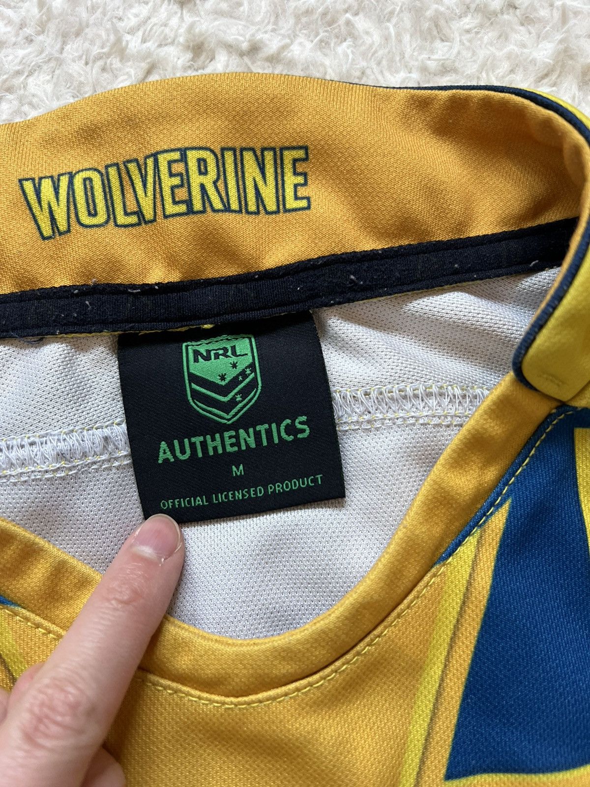 Vintage Manly Warringah Sea Eagles Marvel Wolverine 2014 Rugby Size US M / EU 48-50 / 2 - 4 Thumbnail