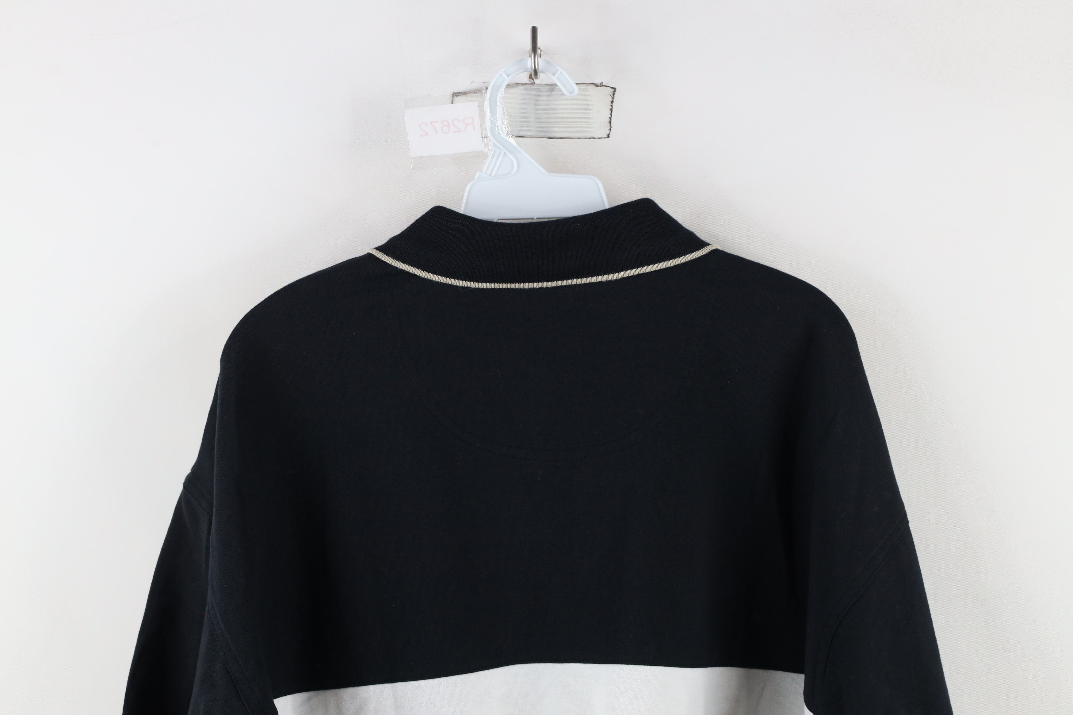 Vintage Vintage 90s Streetwear Block Striped Pullover Polo Shirt Size US XL / EU 56 / 4 - 10 Thumbnail
