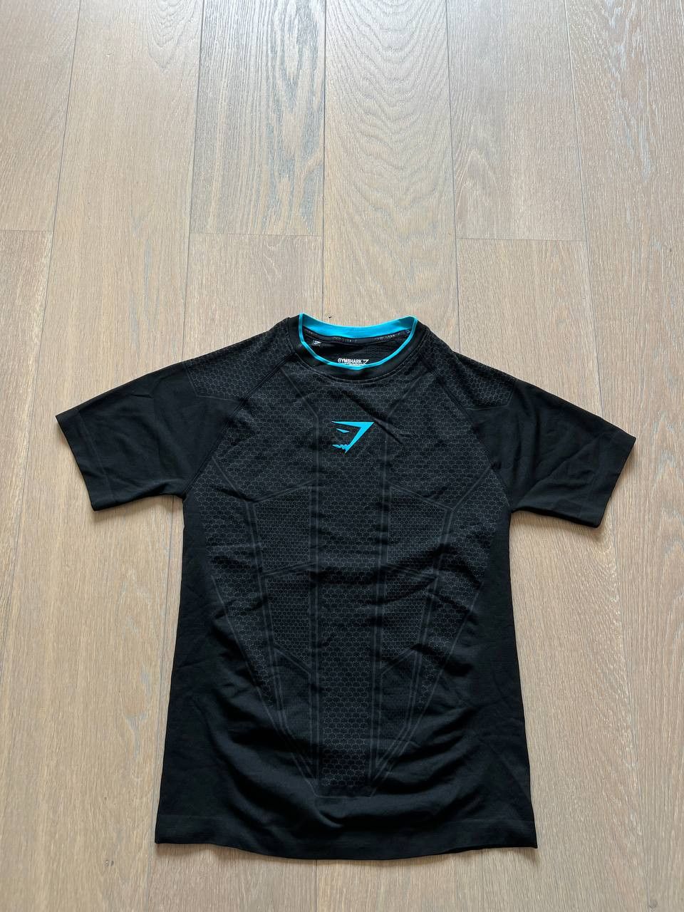 Gymshark Gymshark Onyx V5 5.0 Black/Blue T-Shirt David Laid (S