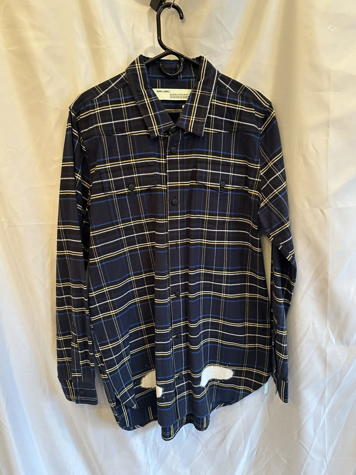 Off-White Off-White Plaid Shirt Size US L / EU 52-54 / 3 - 1 Thumbnail
