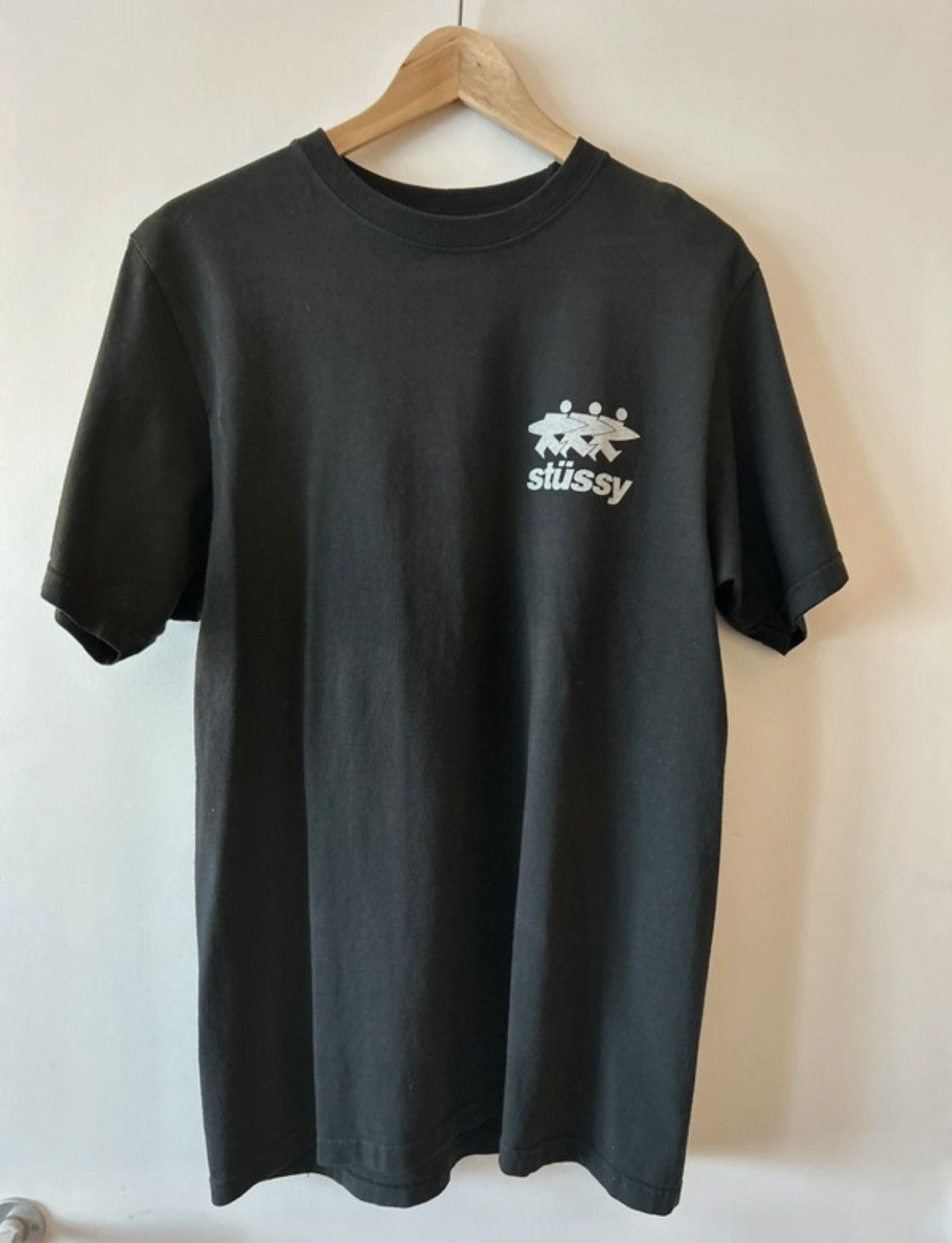 Stussy Stussy Surfwalk Tee Black - Size S Size US S / EU 44-46 / 1 - 1 Thumbnail