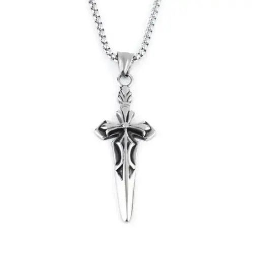 Jewelry Cross Dagger Pendant Necklace Size ONE SIZE - 4 Thumbnail