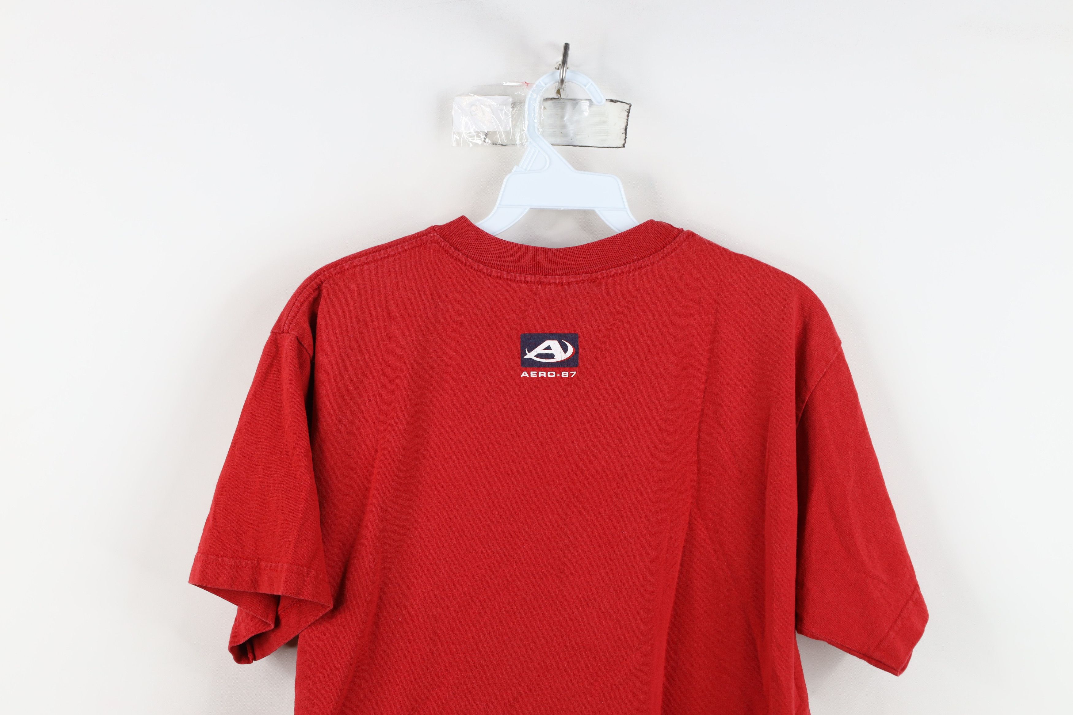 Aeropostale Vintage 90s Y2K Aeropostale Spell Short Sleeve T-Shirt Red Size US M / EU 48-50 / 2 - 12 Thumbnail