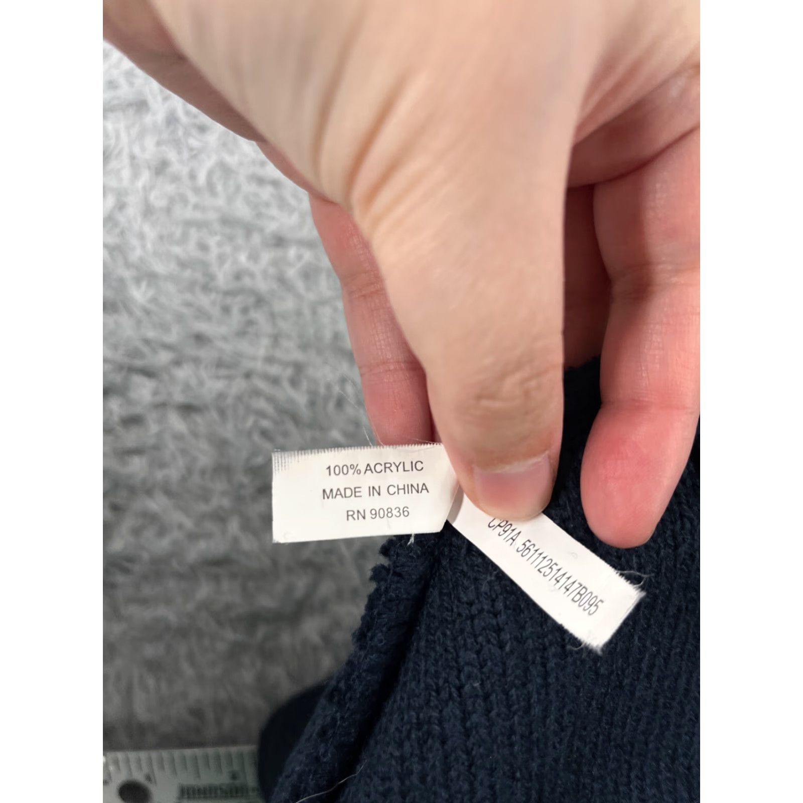 Port & Company Port & Company Beanie Hat Unisex Adults One Size Blue Acrylic Knit Embroider Logo Casual Knit Size ONE SIZE - 8 Thumbnail