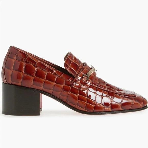 Christian Louboutin o1s1wg111025 Loafers in Brown Size US 8.5 / IT 38.5 - 2 Thumbnail