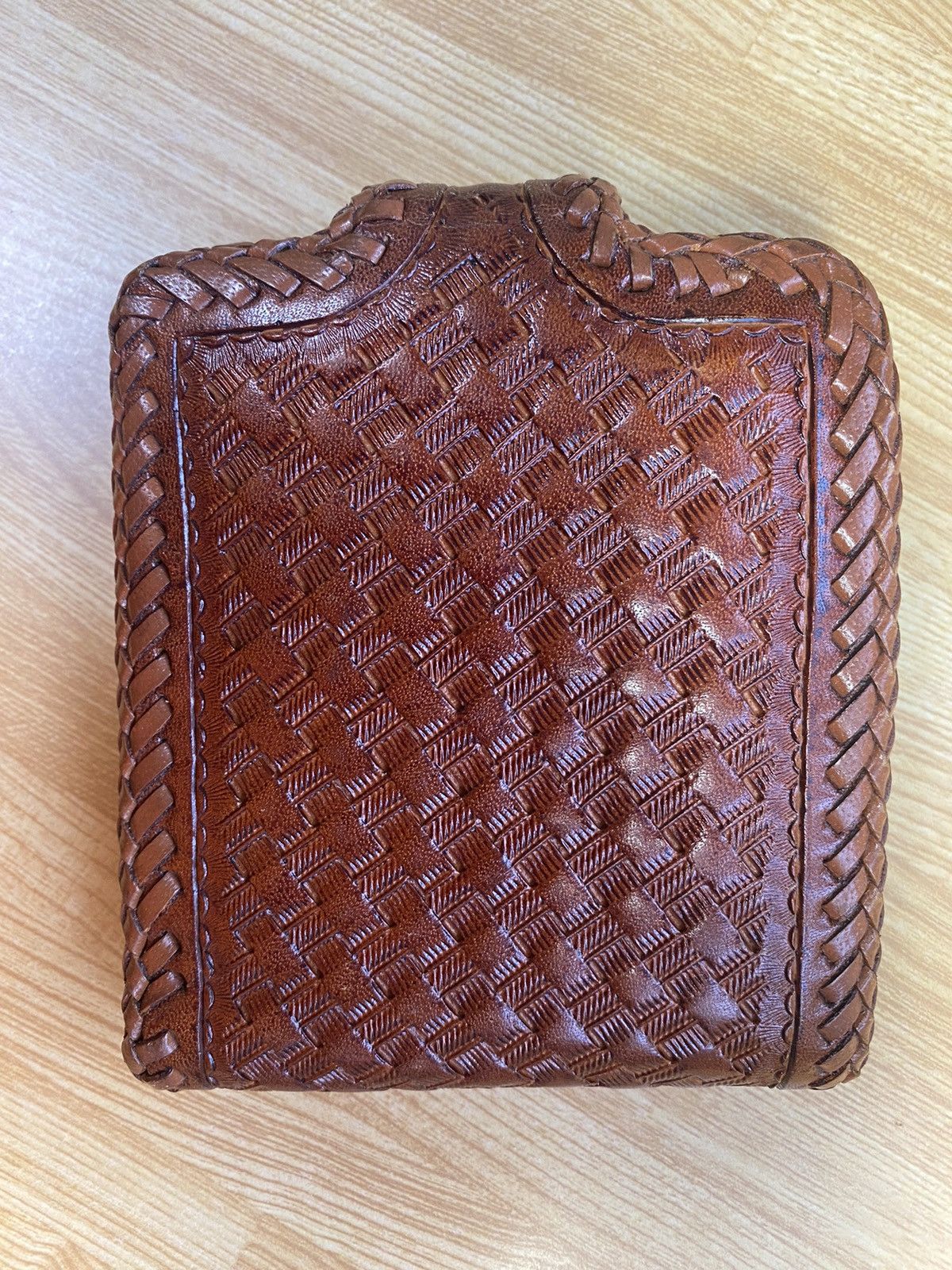 Japanese Brand × Leather × Vintage Leather Bifold Wallet Vintage Look Size ONE SIZE - 2 Thumbnail