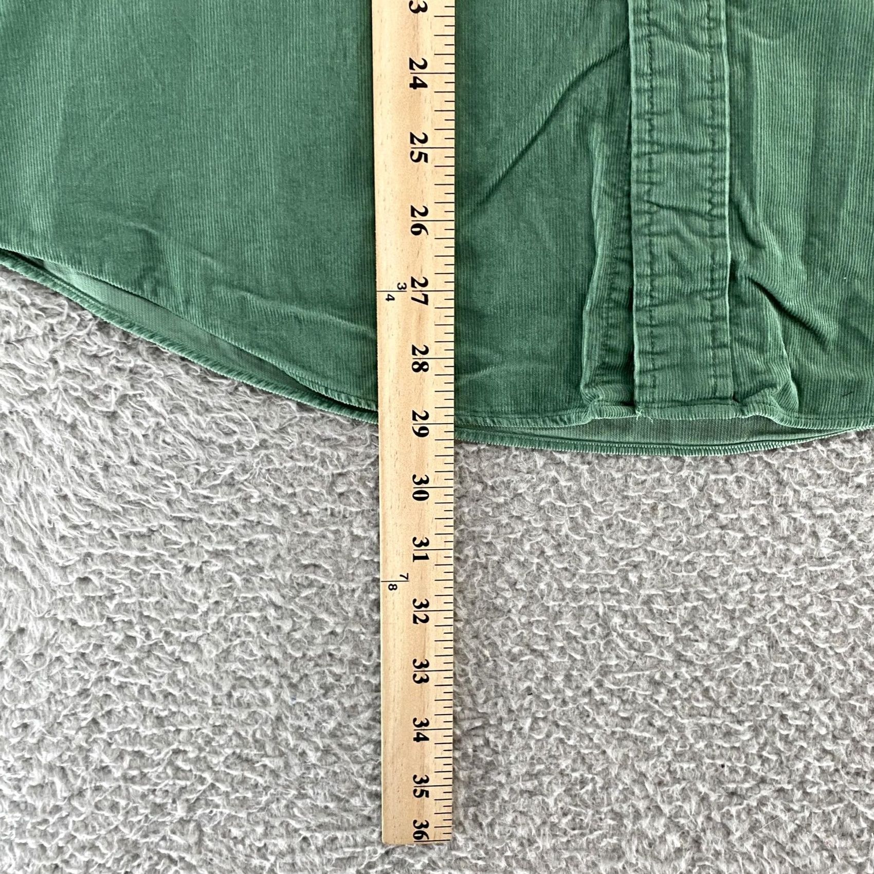 Brooks Brothers Brooks Brothers Corduroy Shirt Mens M Green Cotton Long Sleeve Button Up Size US M / EU 48-50 / 2 - 4 Thumbnail