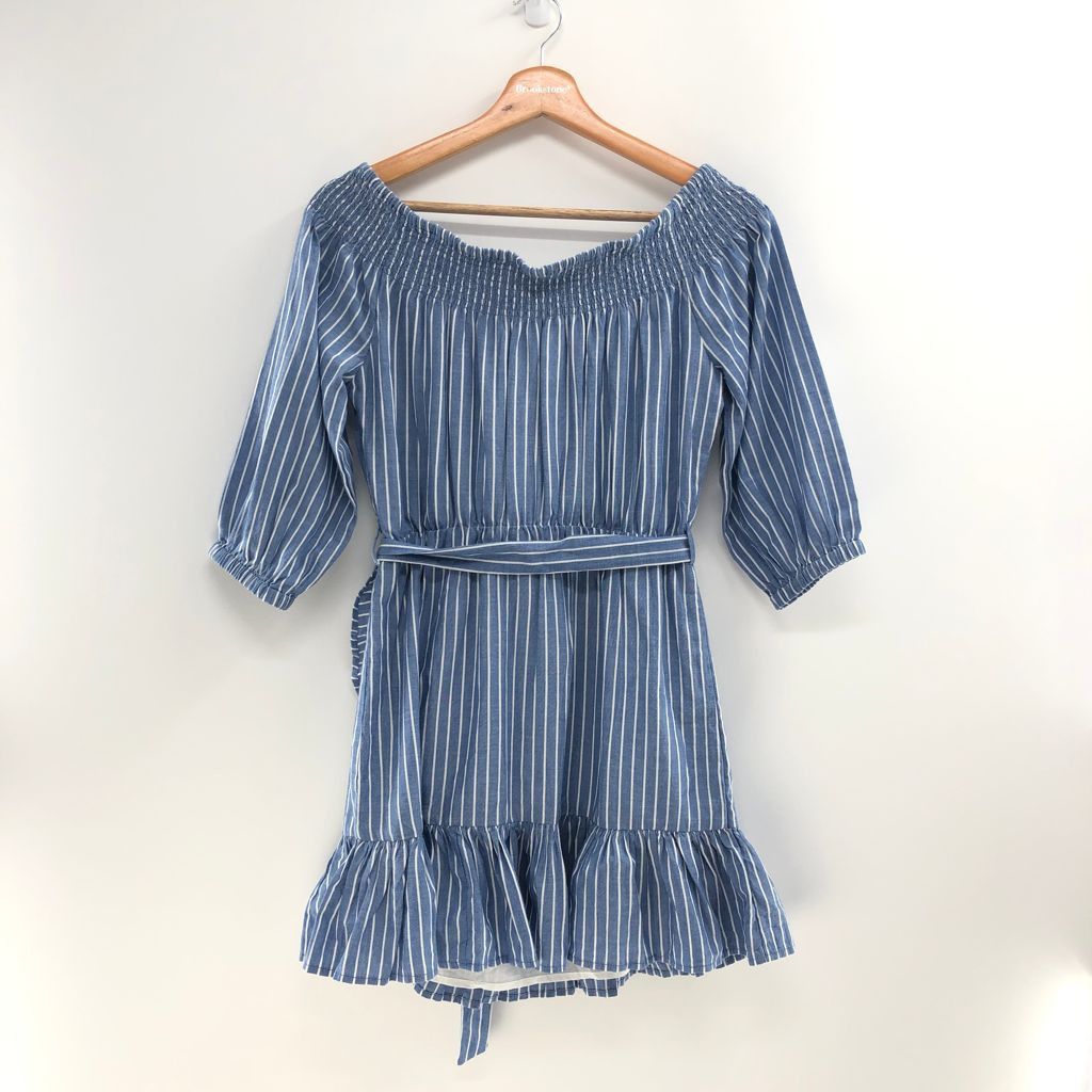 Other Tularosa Maida Ruffle Dress in Blue & White Stripe S Size S / US 4 / IT 40 - 5 Thumbnail
