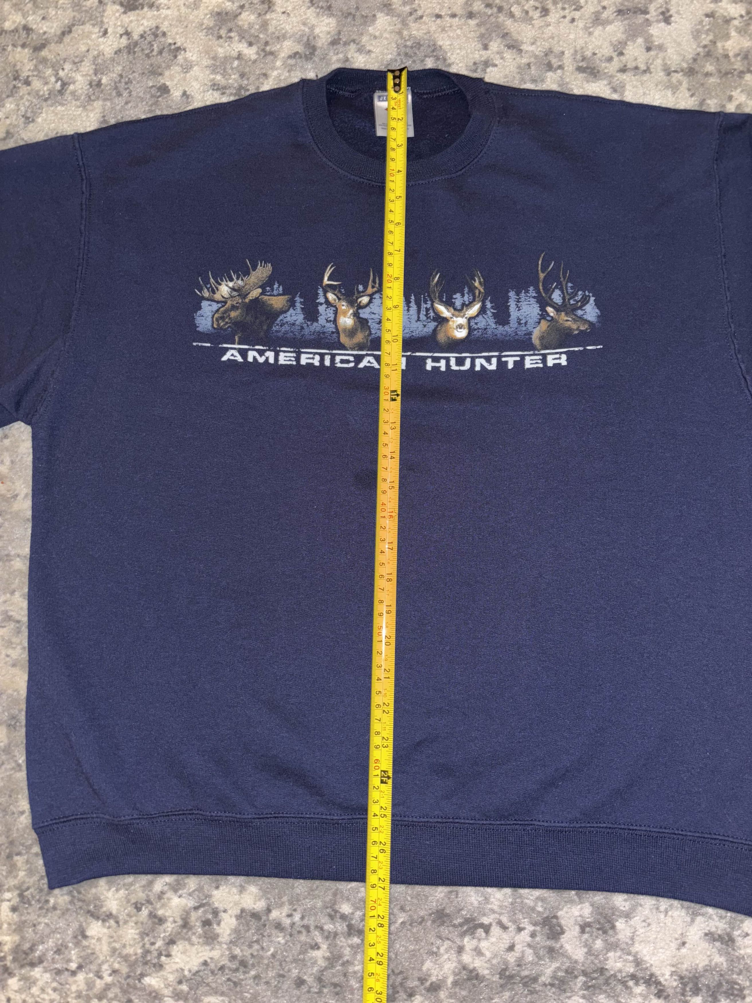 Hunter 00s American Hunter Deer Sweatshirt Size US L / EU 52-54 / 3 - 7 Thumbnail