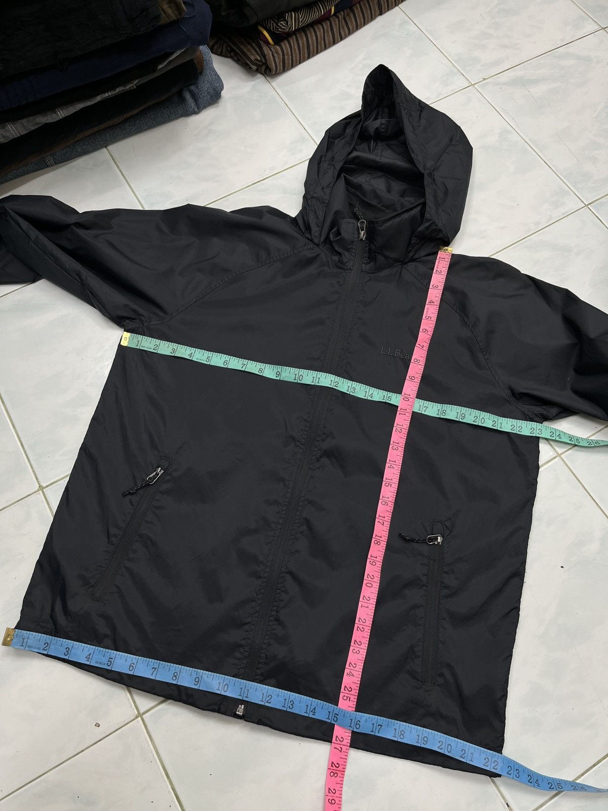 L.L. Bean 🔥🔥🔥STEALS LL BEAN LIGHT JACKET HIDDEN HOODIE Size US L / EU 52-54 / 3 - 14 Thumbnail