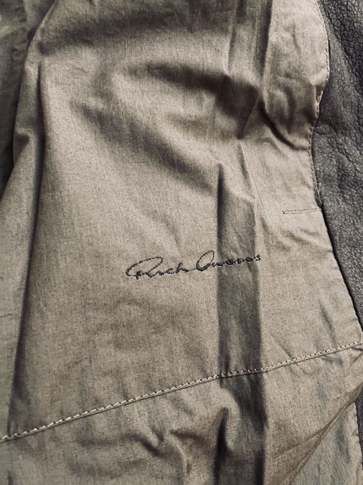 Rick Owens Rick Owens Blistered Lamb High Neck Intarsia DNA Dust Jacket Size US L / EU 52-54 / 3 - 2 Thumbnail