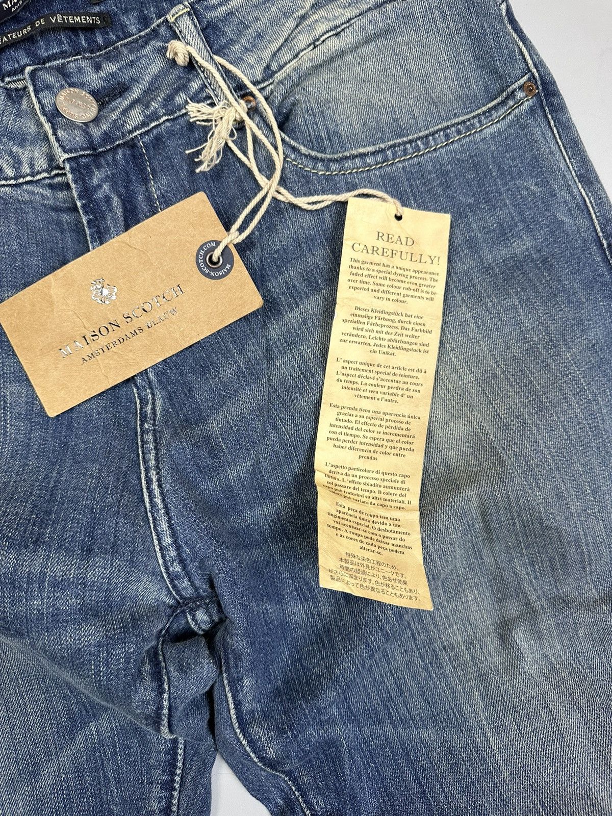 Scotch & Soda × Vintage Bootcut Blue faded jean by Maison Scotch Size 32" / US 10 / IT 46 - 3 Thumbnail