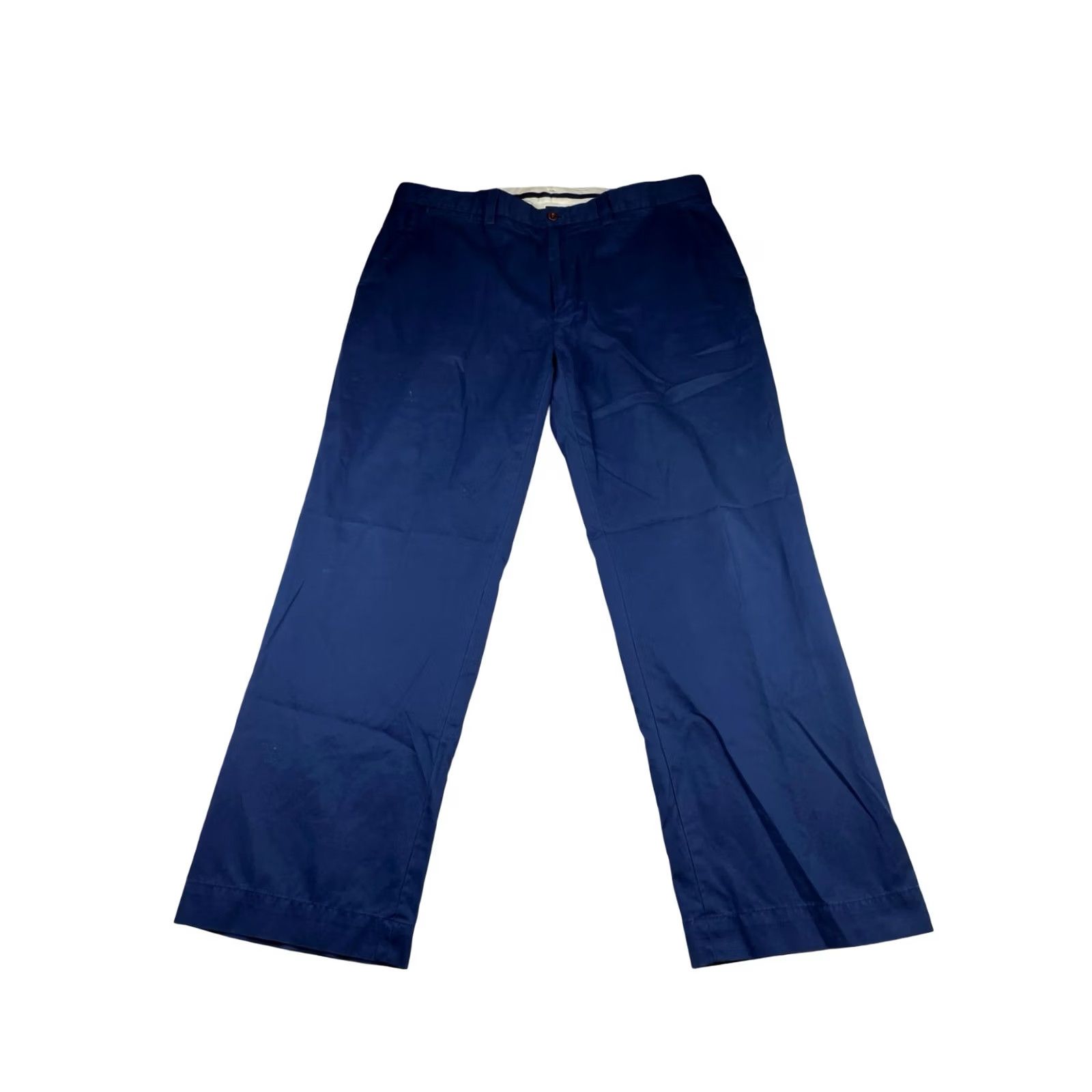 Polo Ralph Lauren VINTAGE Polo Ralph Lauren Men's Pants Blue 38x30 Chino Cotton Flat Front Size US M / EU 48-50 / 2 - 2 Thumbnail