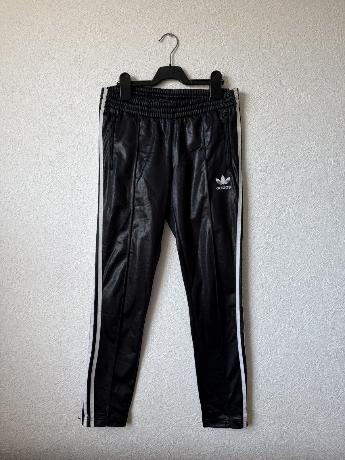 Adidas Shiny Slim Fit Pants Size US 28 / EU 44 - 1 Thumbnail