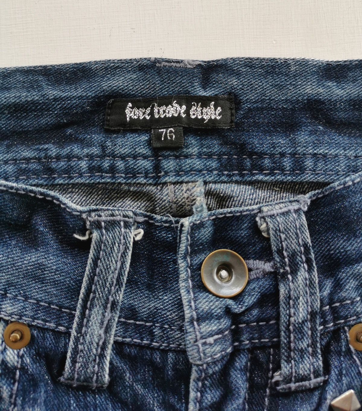 Tornado Mart Angel Wings Fare Trade Style Catclaw Denim Jeans Size US 28 / EU 44 - 4 Thumbnail