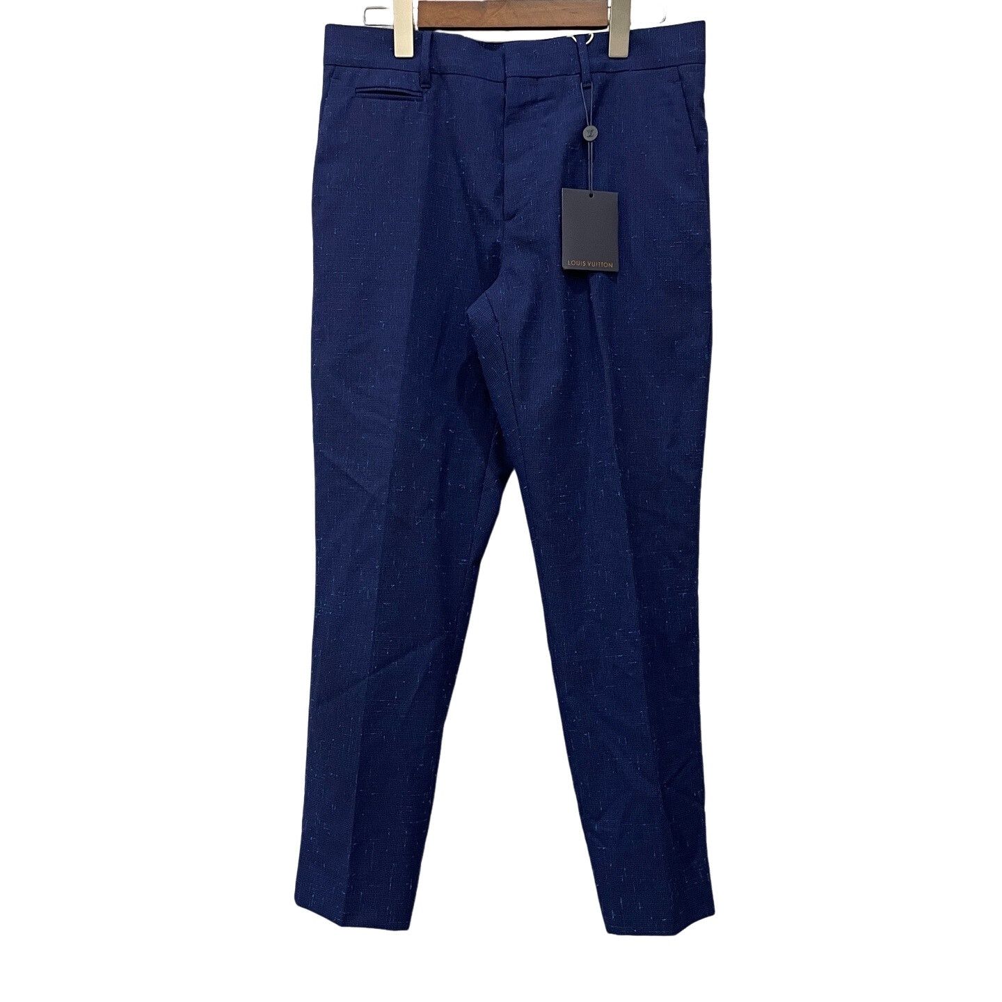 Louis Vuitton Louis Vuitton Wool Micro-Pattern Formal Trousers 38 Size 40R - 1 Thumbnail