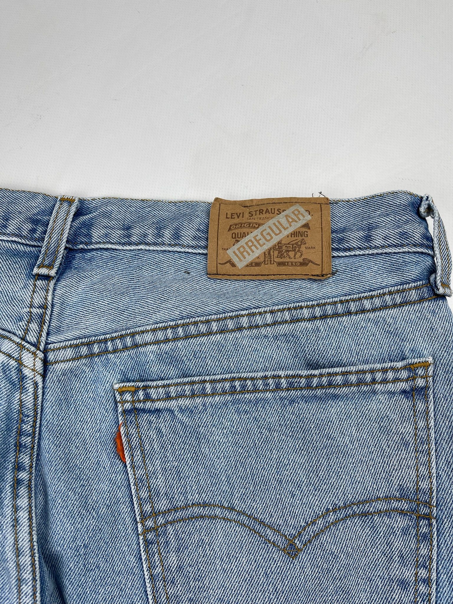 Levi's 90s Levi’s 615 Orange Tab Denim Jeans Vintage Size US 36 / EU 52 - 8 Thumbnail