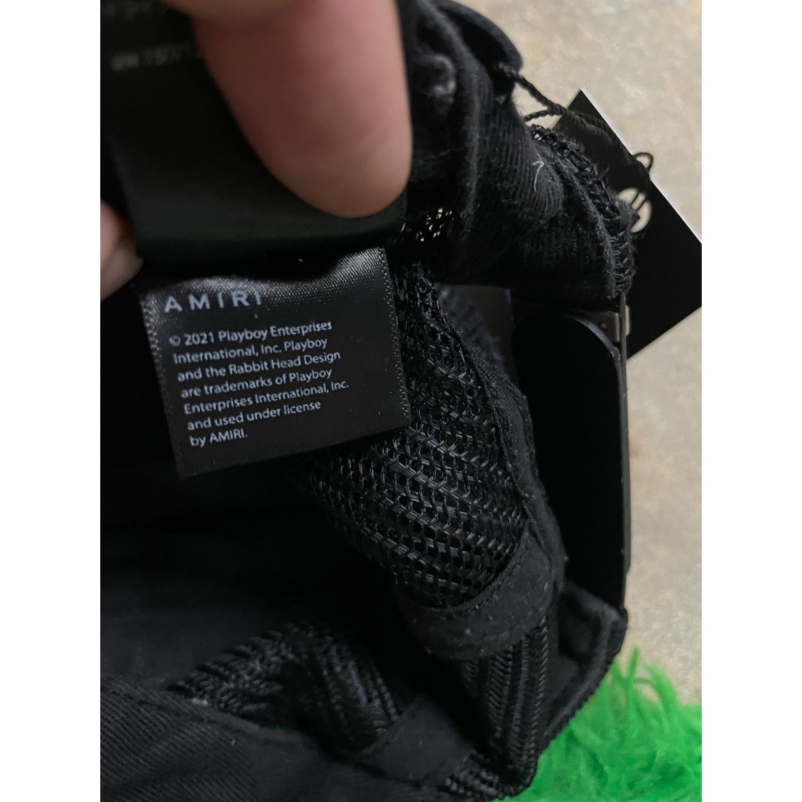 Amiri Amiri Cap Black Playboy Used OS Size ONE SIZE - 7 Thumbnail