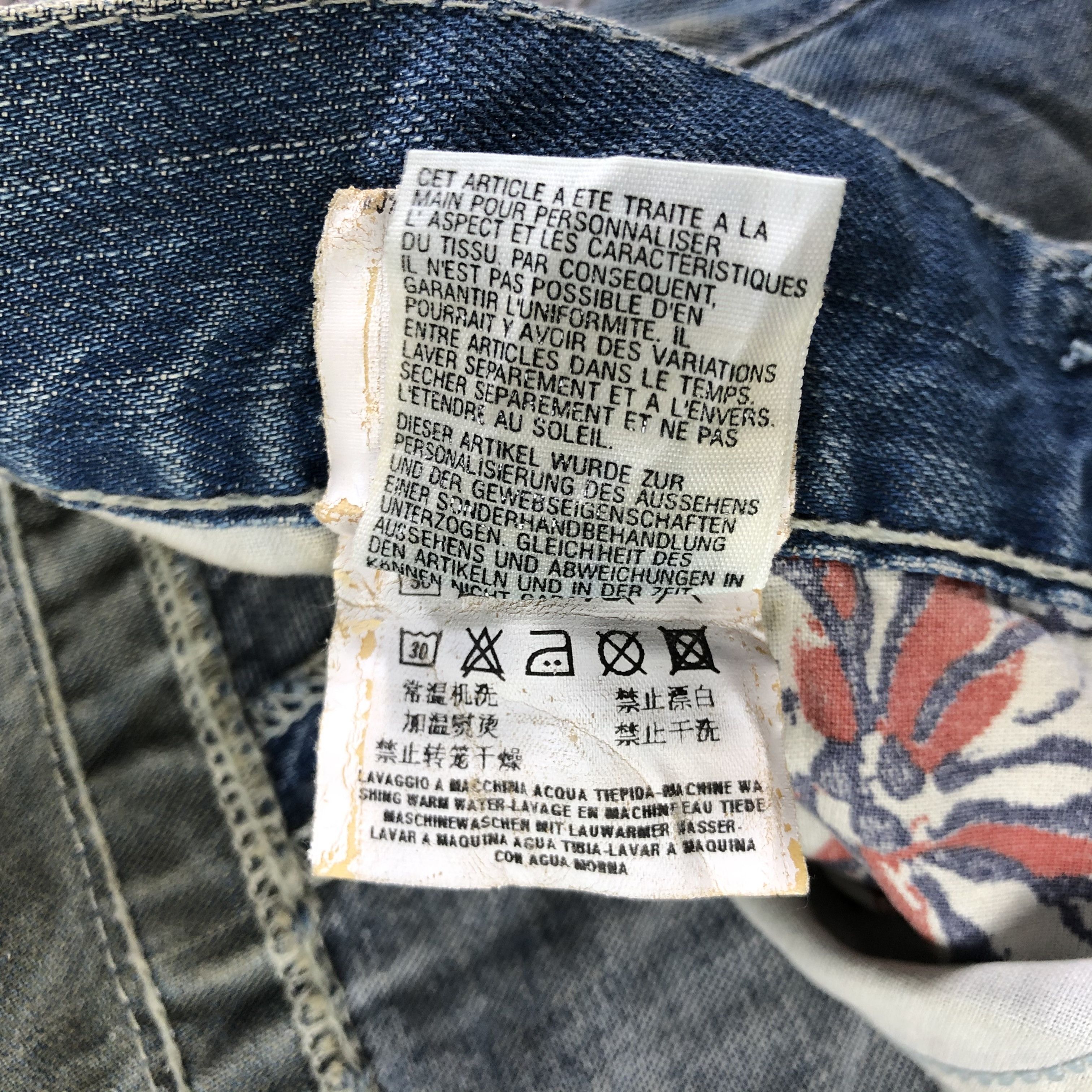 Replay Replay Jeans Patchwork Denim KJ2112 Size US 31 - 12 Thumbnail