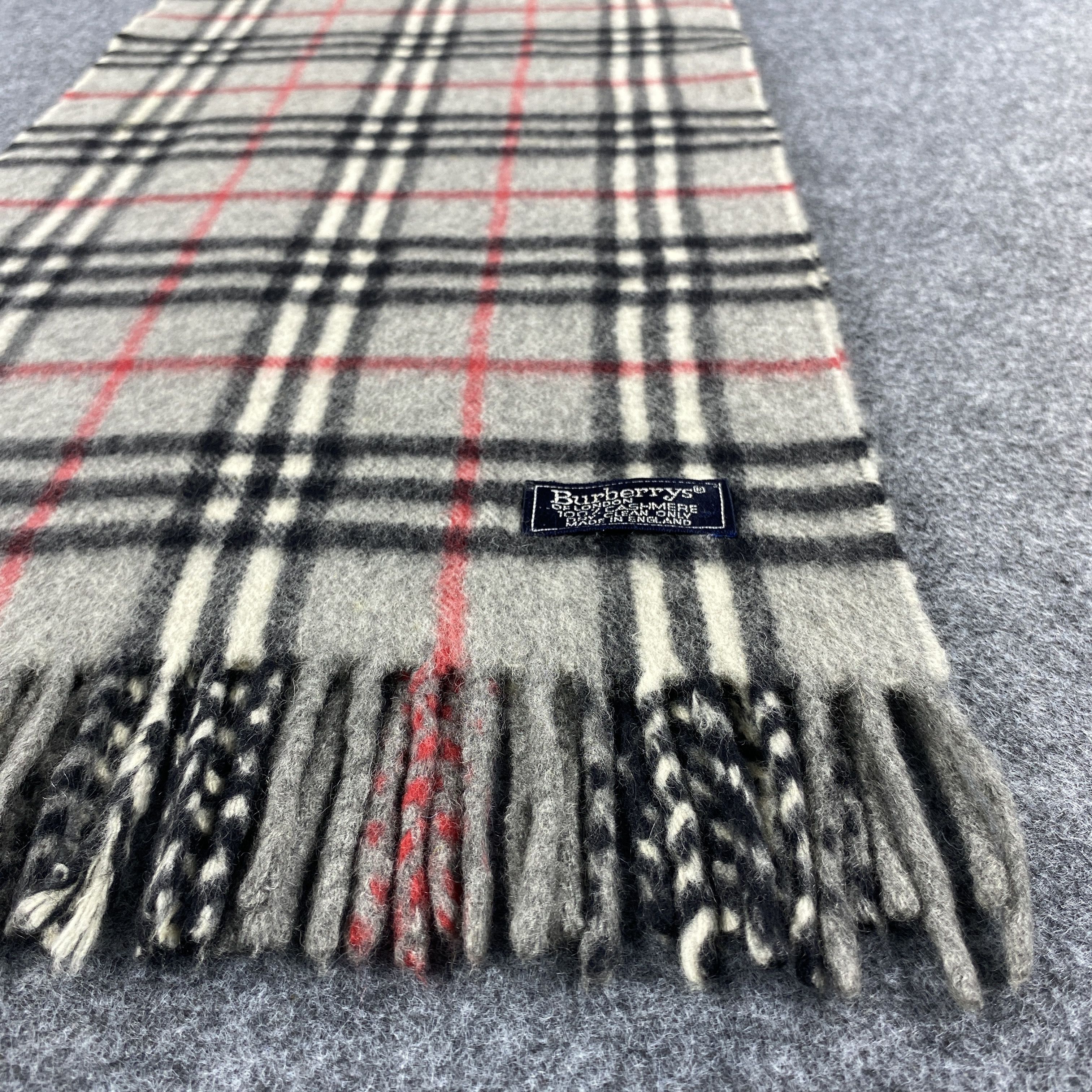 Burberry × Vintage GF10545 Burberry Scarf Neck Wear Muffler Nova Check Size ONE SIZE - 9 Thumbnail