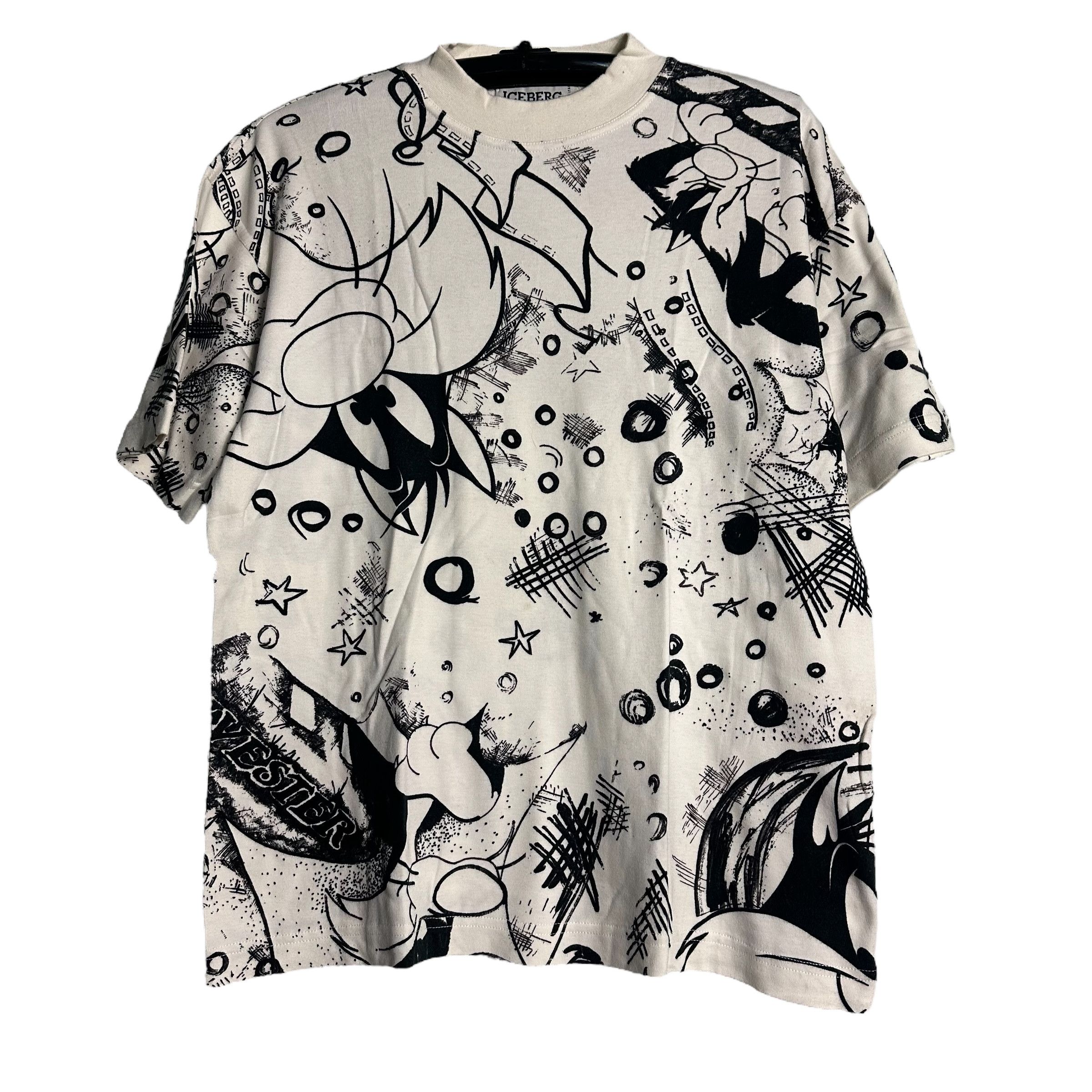 Iceberg 🔥RARE🔥Vintage Icerberg x Sylvester Warner Bros OVP T-shirt Size US S / EU 44-46 / 1 - 1 Thumbnail