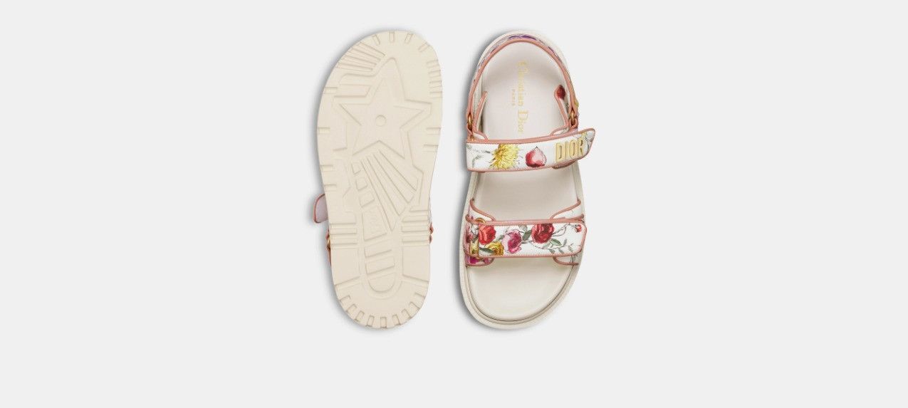 o1w1db10524 Sandals in White Multicolor