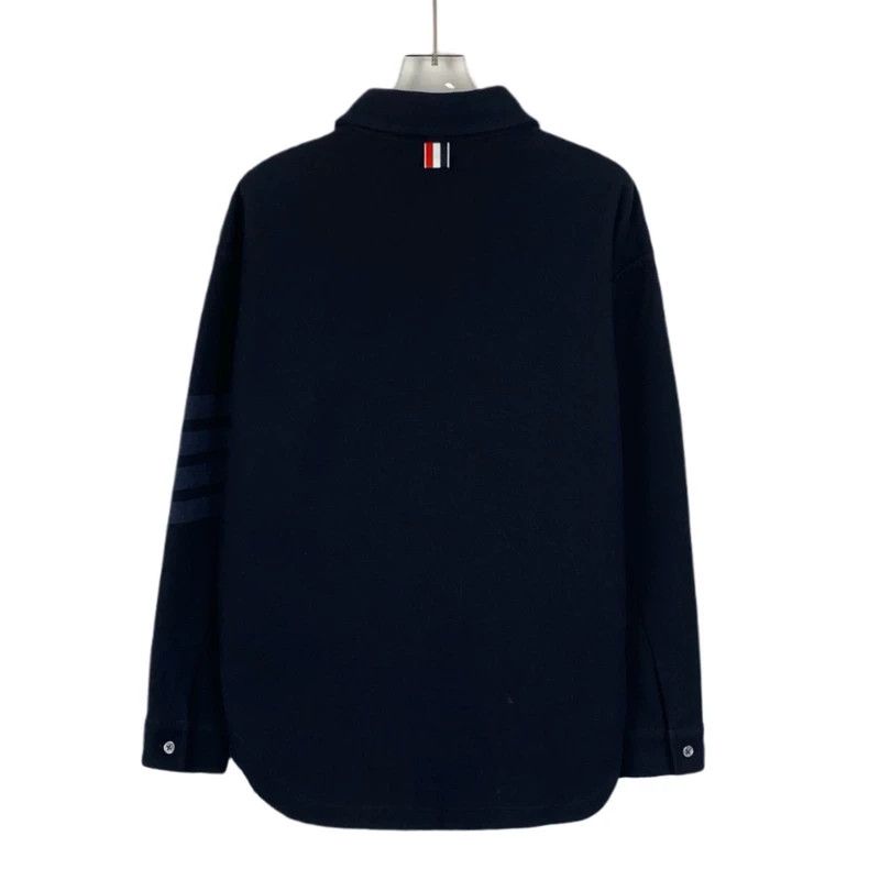 Thom Browne Thom Browne Size 38 Dark blue classic four-bar cotton lape Size US S / EU 44-46 / 1 - 2 Thumbnail