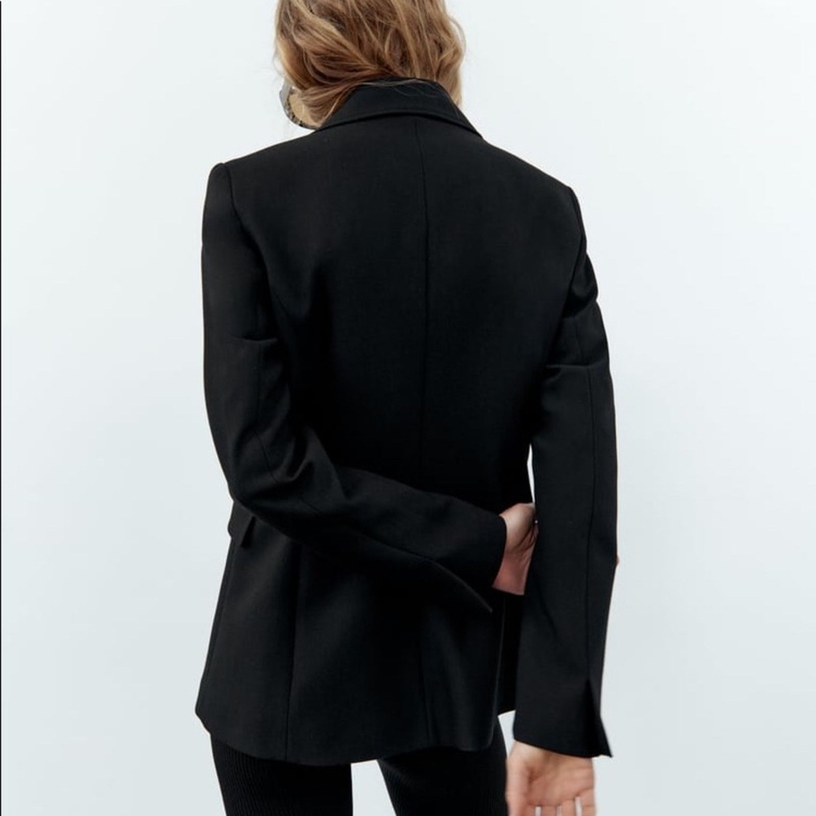 Zara ZARA FITTED EMBROIDERED BLAZER Size M / US 6-8 / IT 42-44 - 13 Thumbnail