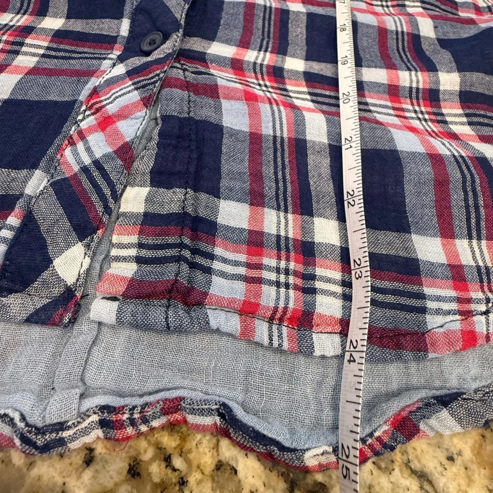 Other Allison Joy double sided plaid button up top SZ XS Size XS / US 0-2 / IT 36-38 - 9 Thumbnail
