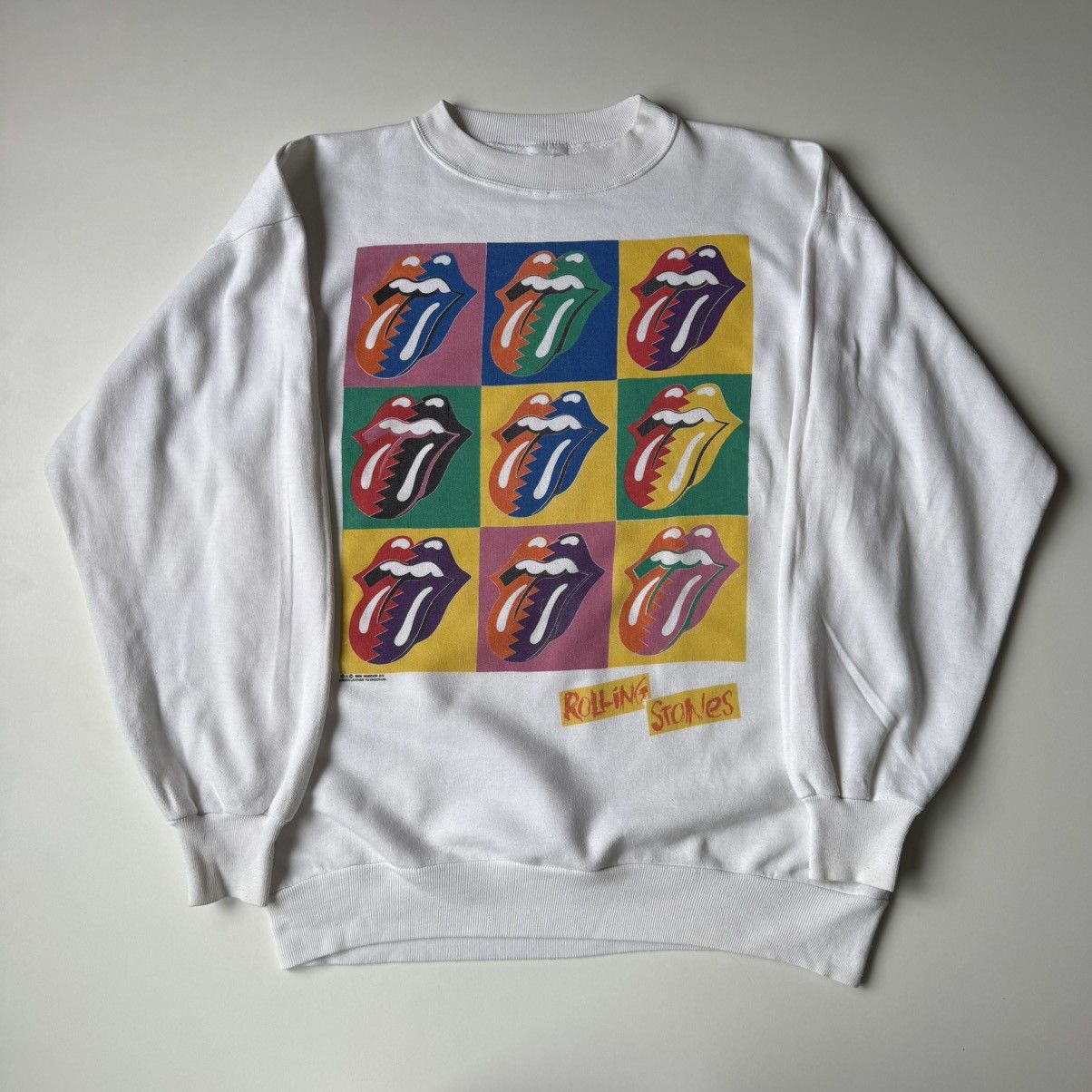 Band Tees × The Rolling Stones × Vintage Vintage The Rolling Stones 1989 American Tour Sweatshirt 80s Size US L / EU 52-54 / 3 - 13 Thumbnail
