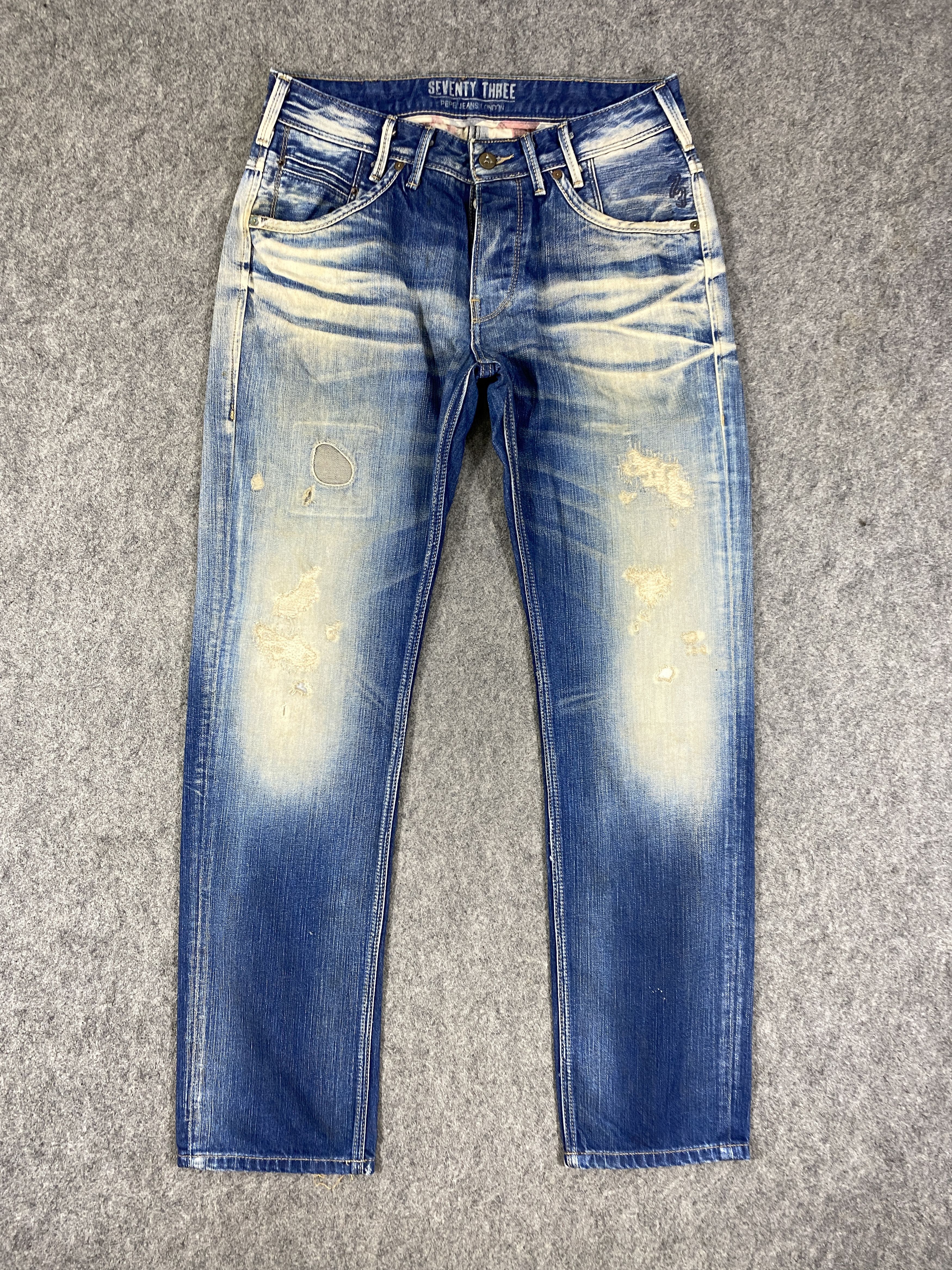 image of Hype Faded Blue Vintage Pepe Jeans London 32X30.5 - Jn3268, Men's