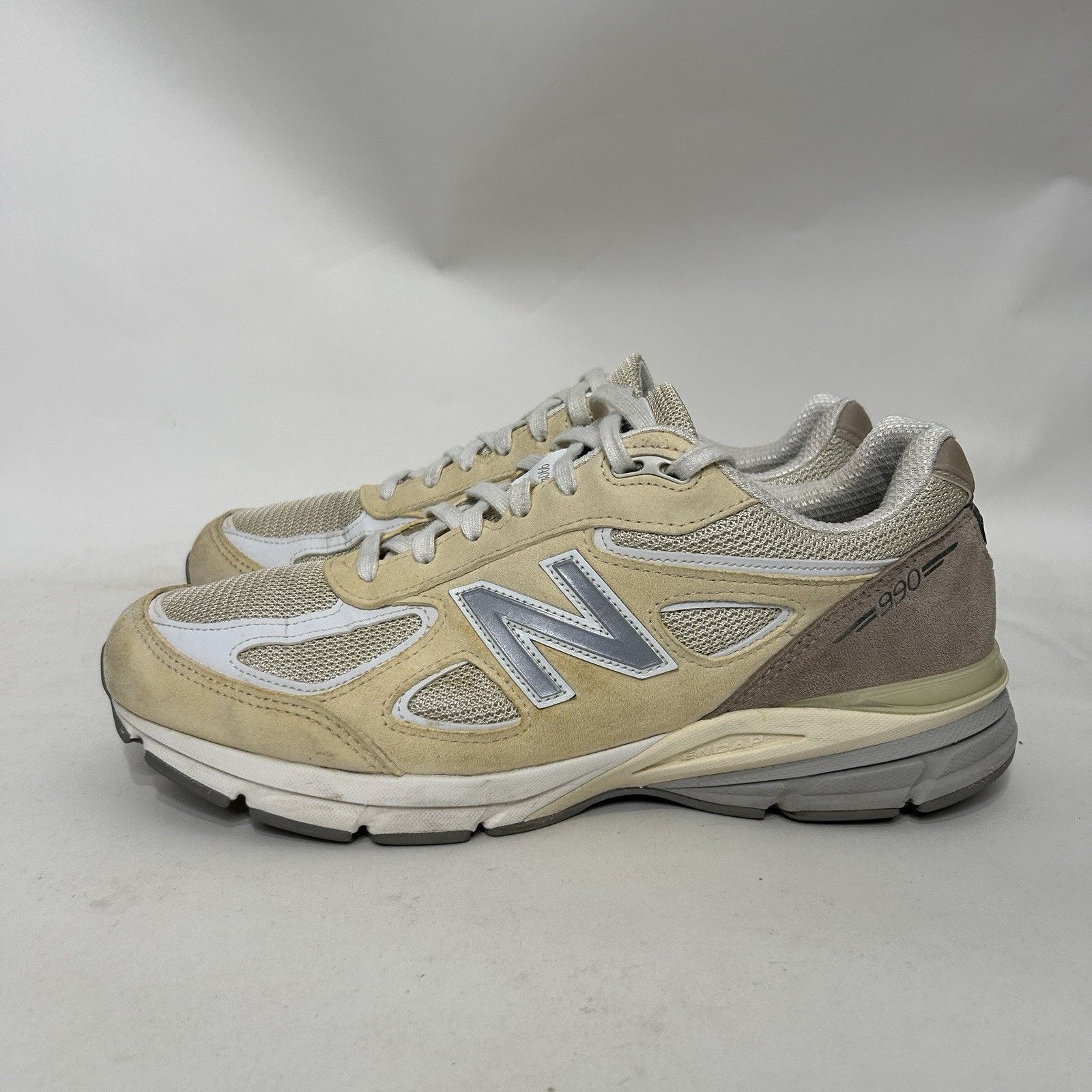 New Balance Teddy Santis x New Balance 990v4 “Limestone White” U990TE4 Size US 11 / EU 44 - 6 Thumbnail