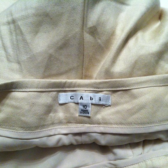 Other CABI WOMEN'S 57%LINEN 40%RAYON DRESS PANTS SIZE: 10/32 Size 32" / US 10 / IT 46 - 4 Thumbnail