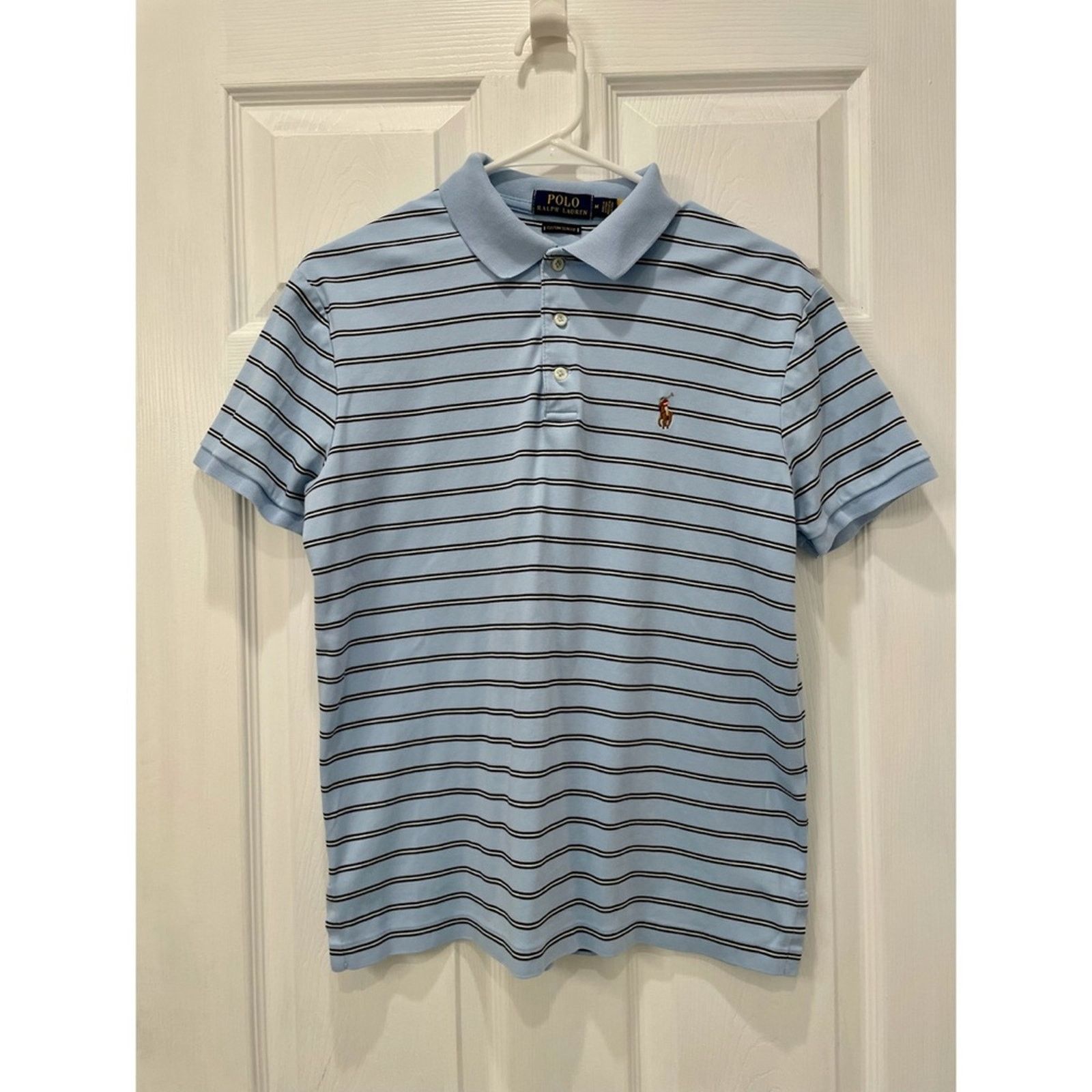 Polo Ralph Lauren Polo Ralph Lauren Men's Custom Slim-Fit Polo Shirt S Size US S / EU 44-46 / 1 - 1 Thumbnail