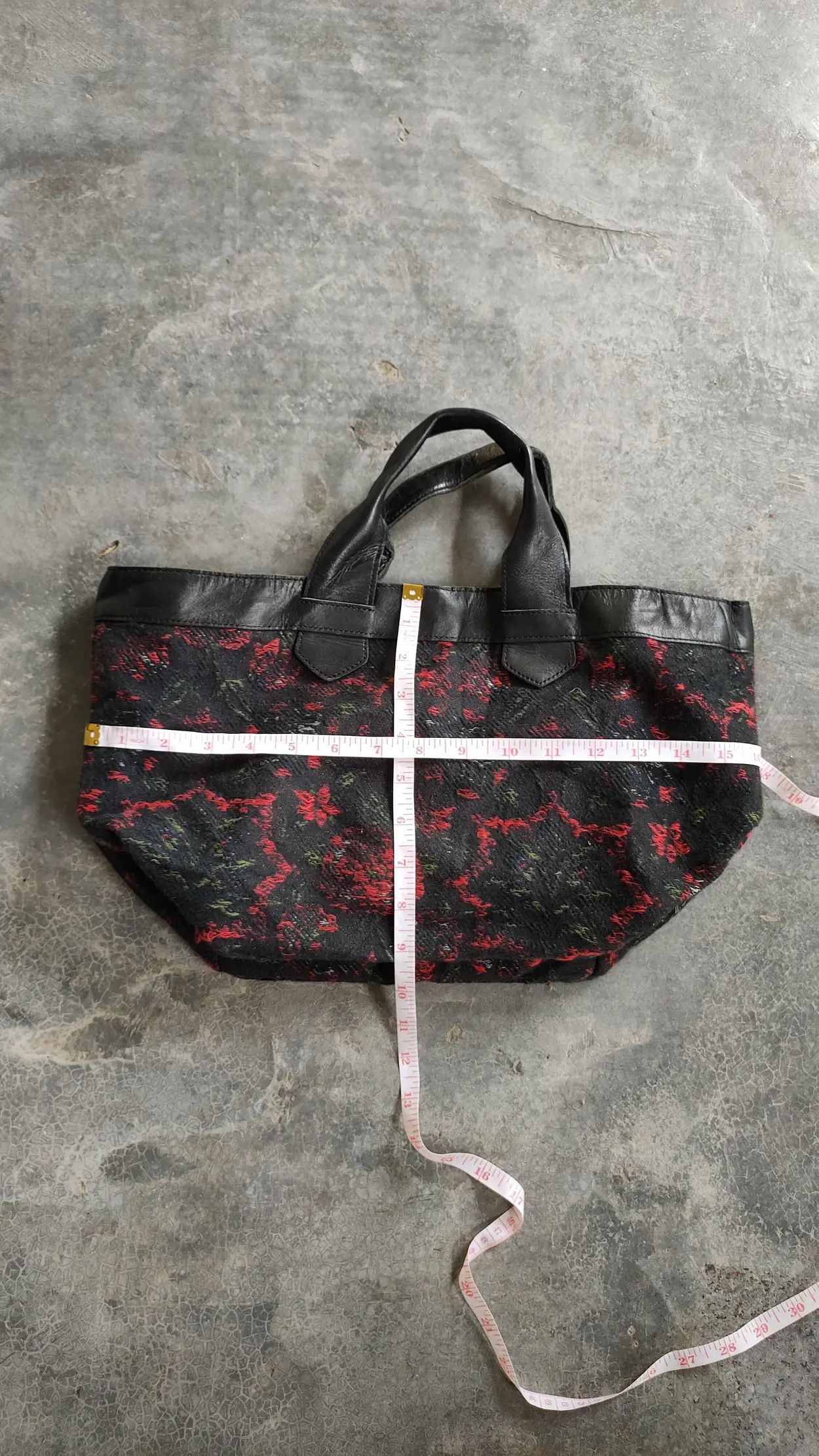 Yohji Yamamoto VTG YOHJI YAMAMOTO Y's TAPESTRY FLORAL TOTE BAG Size ONE SIZE - 12 Thumbnail