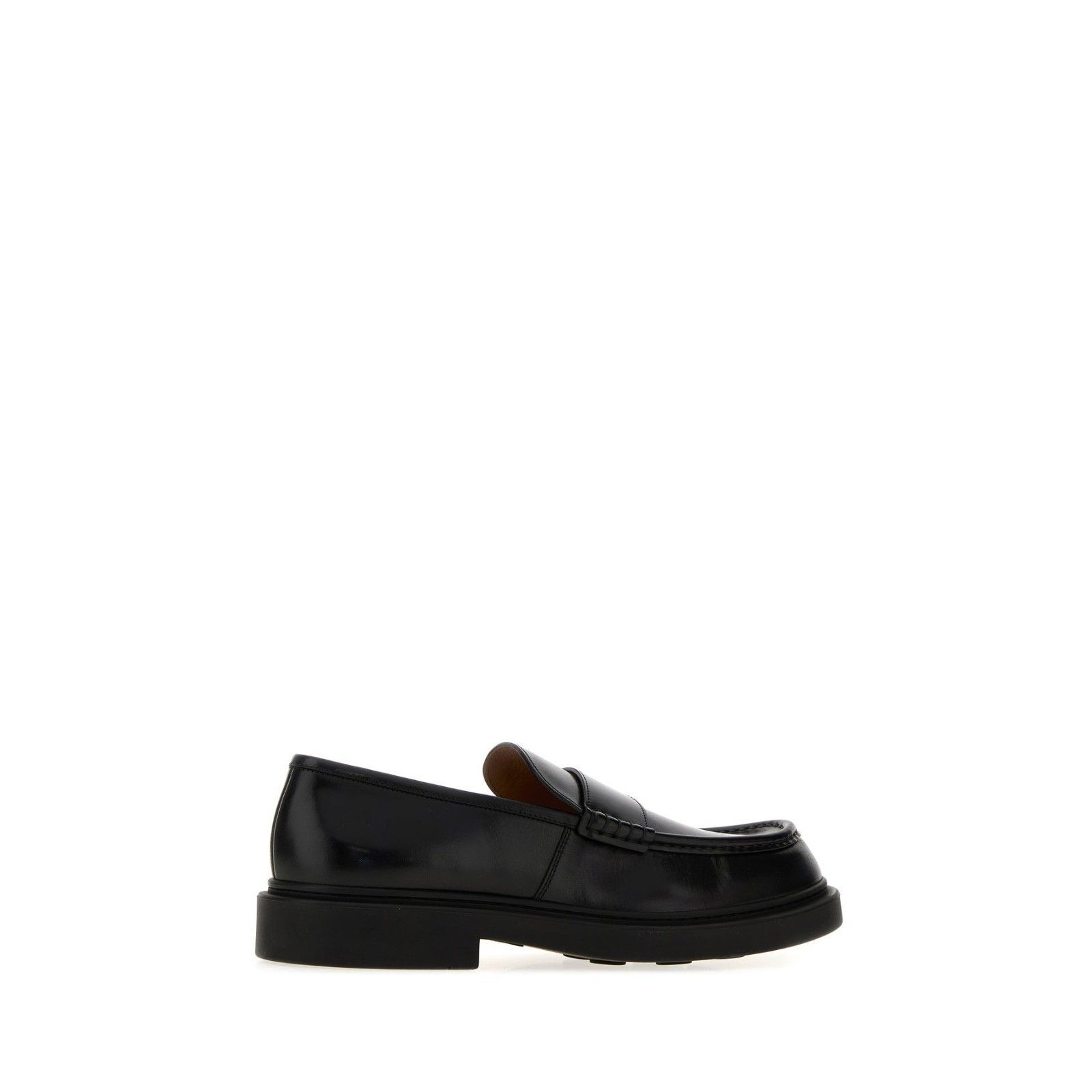 Jil Sander JIL SANDER Black Leather Loafers New & Authentic (Men's size Size US 12 / EU 45 - 3 Thumbnail