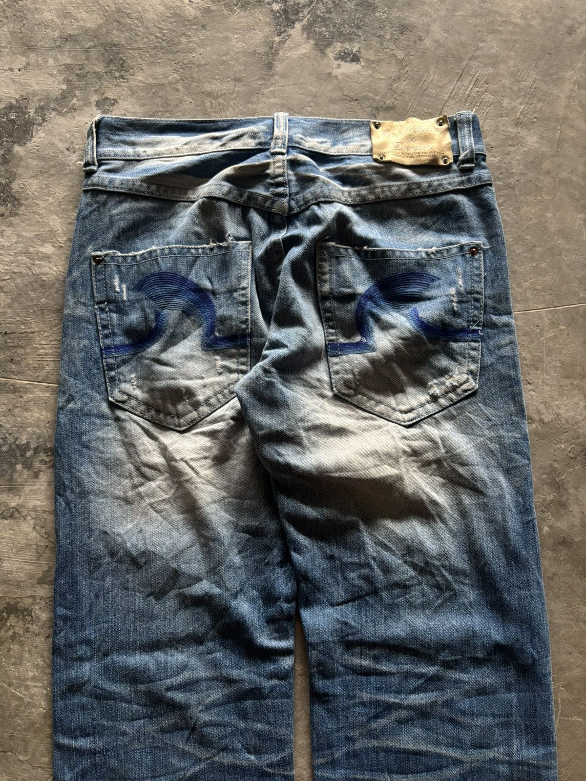 If Six Was Nine RED PEPPER JAPANESE DENIM DISTRESSED WASHED REPAIRED PUNK Size US 30 / EU 46 - 20 Thumbnail