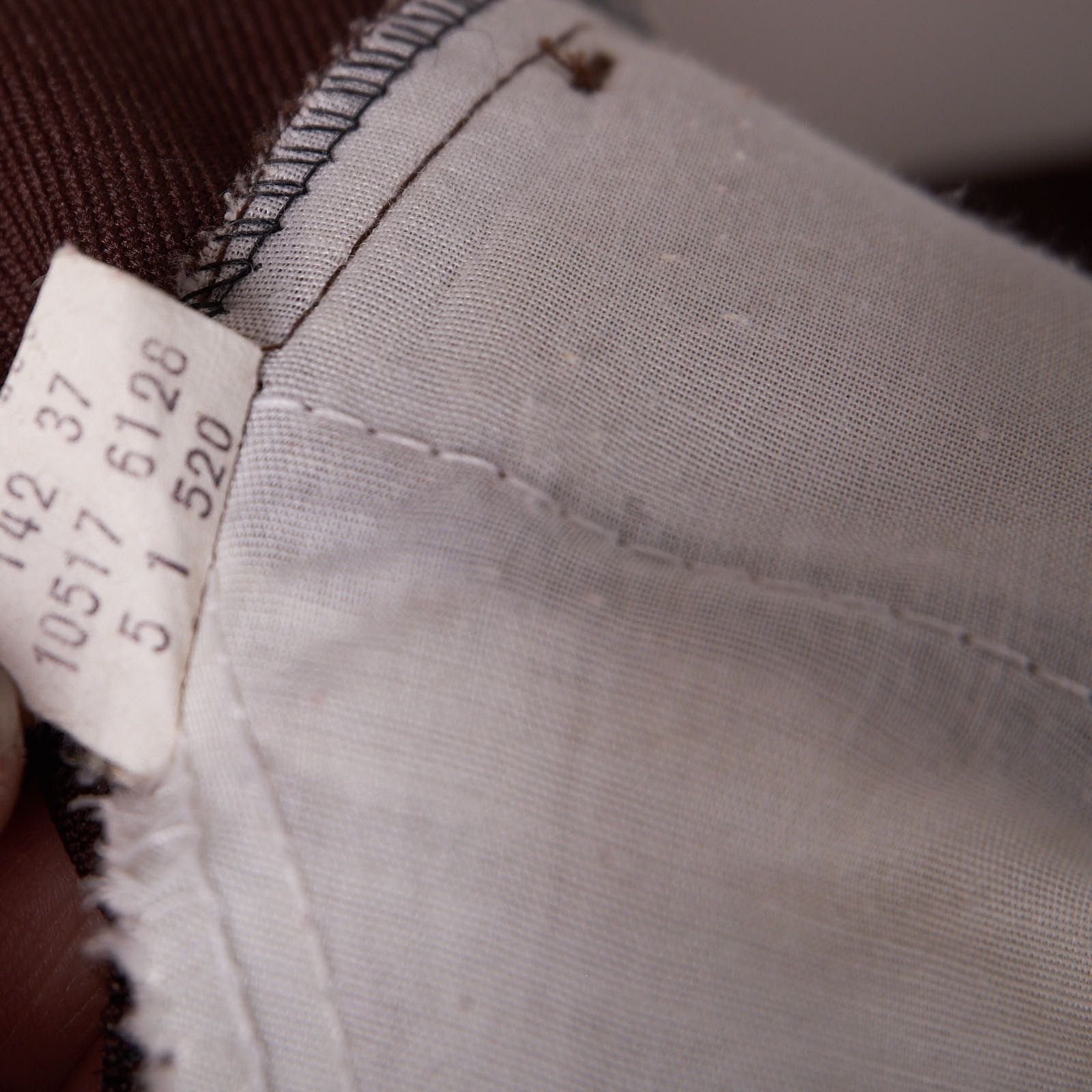 Levi's 1970s Brown Polyester Boot Cut Levi’s Pants Size US 35 - 6 Thumbnail