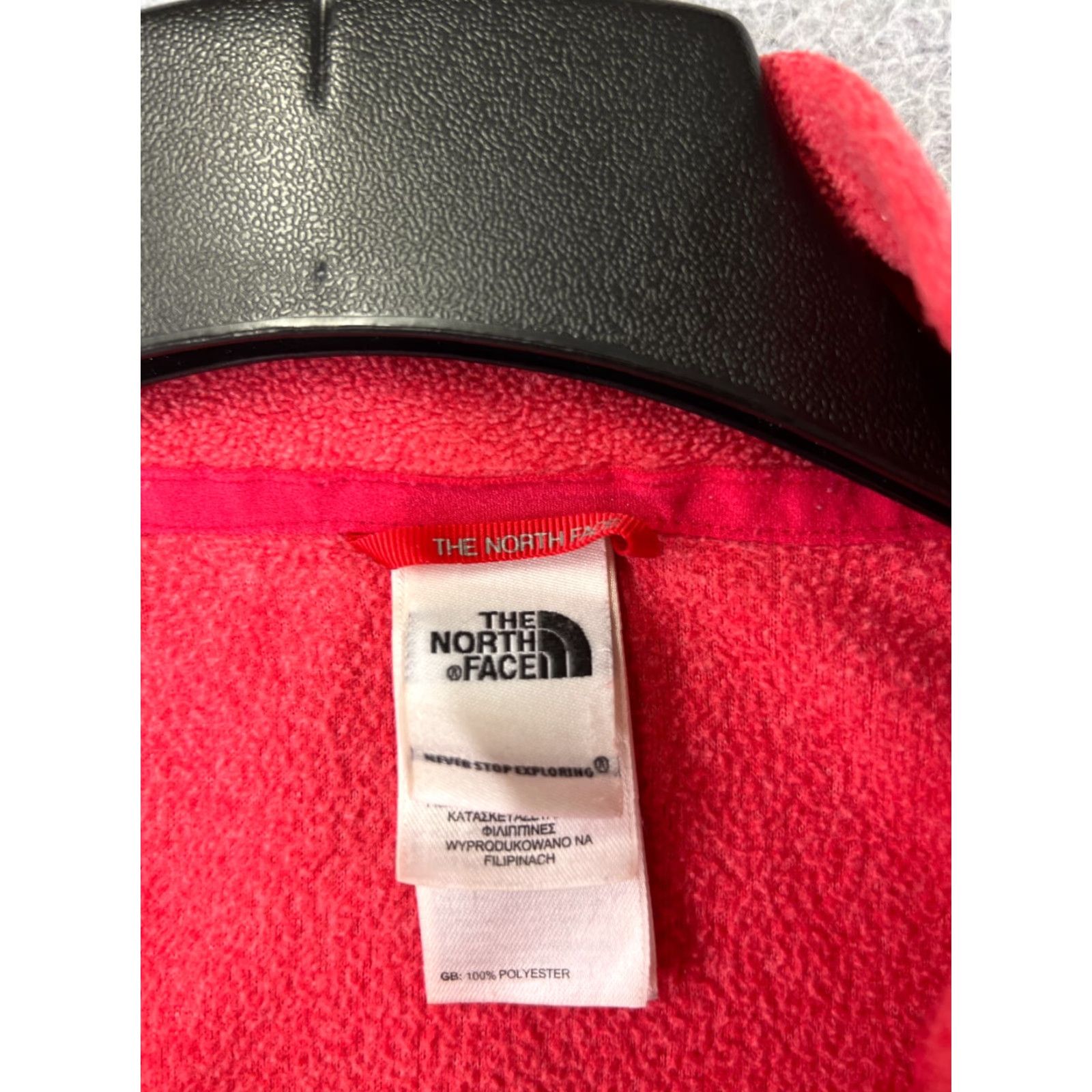 The North Face The North Face Sweater Womens Small Pink 100% Polyester Fleece 1/4 Zip Camping Size S / US 4 / IT 40 - 3 Thumbnail