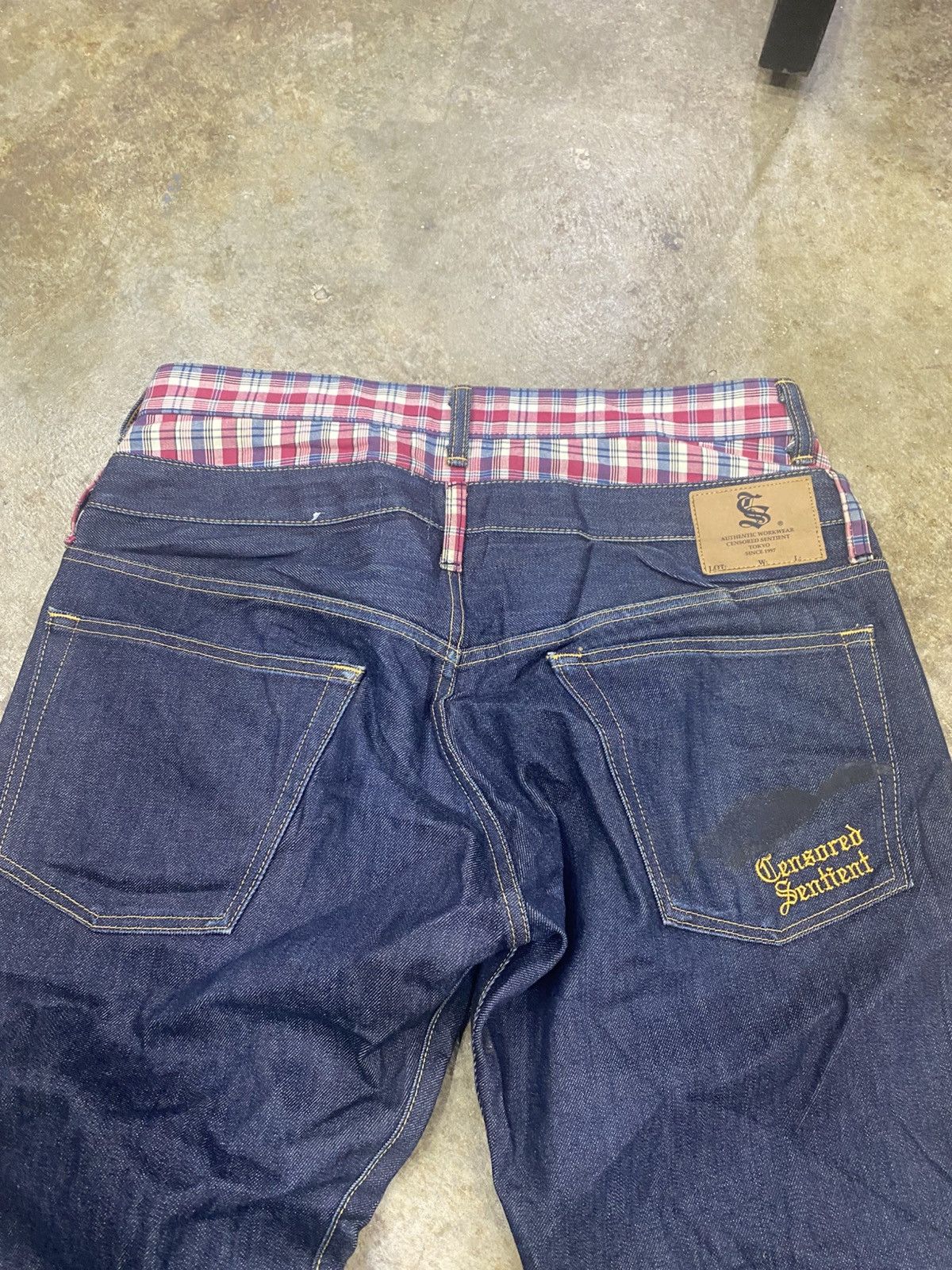 Japanese Brand Japanese Censored Sentient Jeans Size US 34 / EU 50 - 3 Thumbnail
