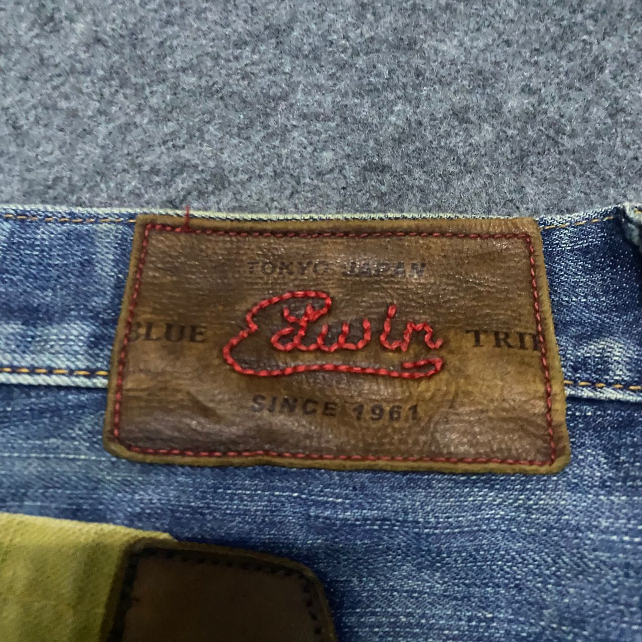 Edwin 💥Flare💥 Edwin Blue Trip Backle Back Distressed Denim Size US 34 / EU 50 - 16 Thumbnail