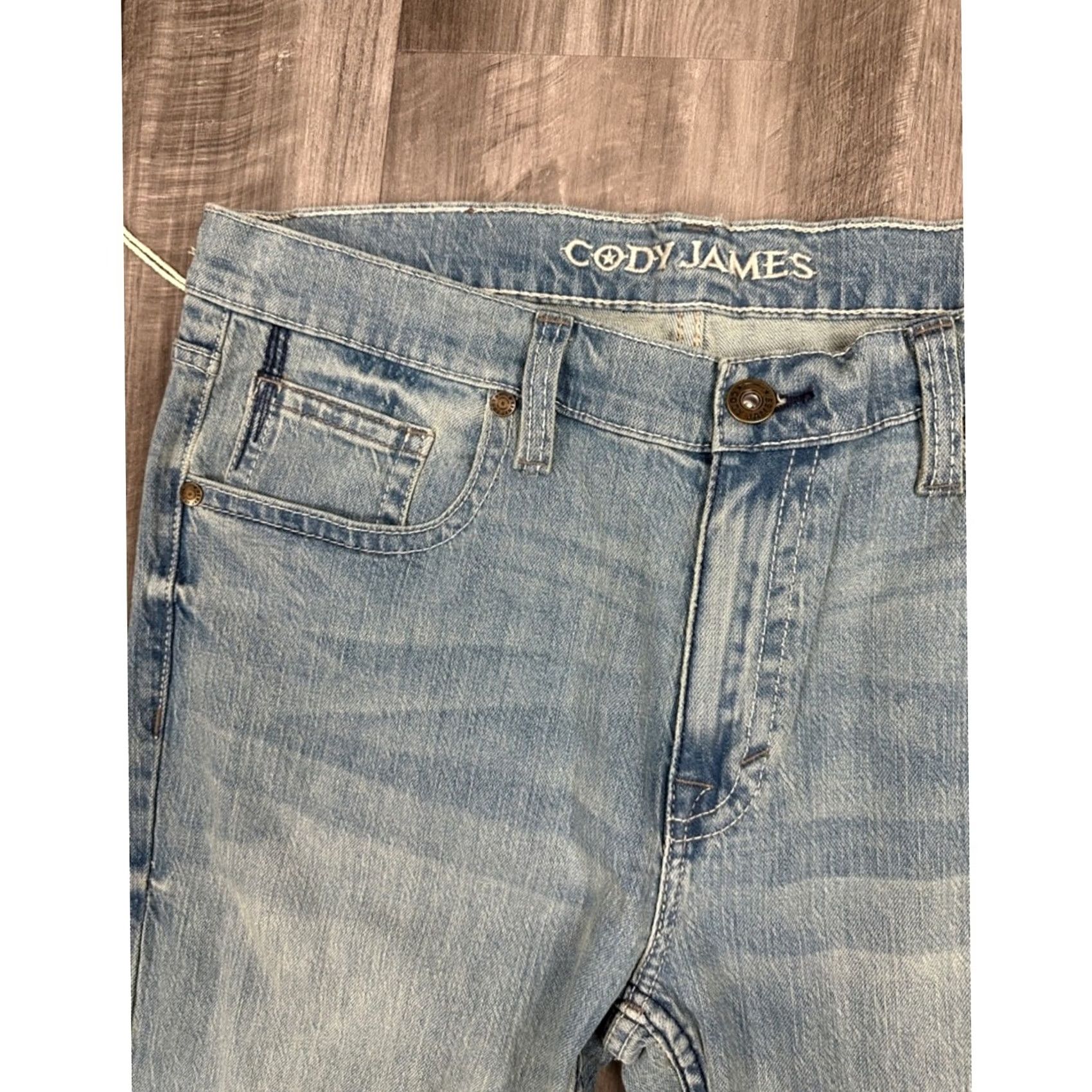 Cody James Cody James Jeans Bootcut 36 Regular Men Blue 34 Inseam NWT Size US 36 / EU 52 - 5 Thumbnail