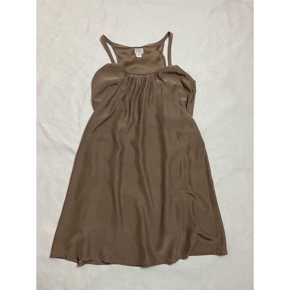 Hartford Hartford Sleeveless Silk Beige Dress Size 2 US S Size S / US 4 / IT 40 - 6 Thumbnail