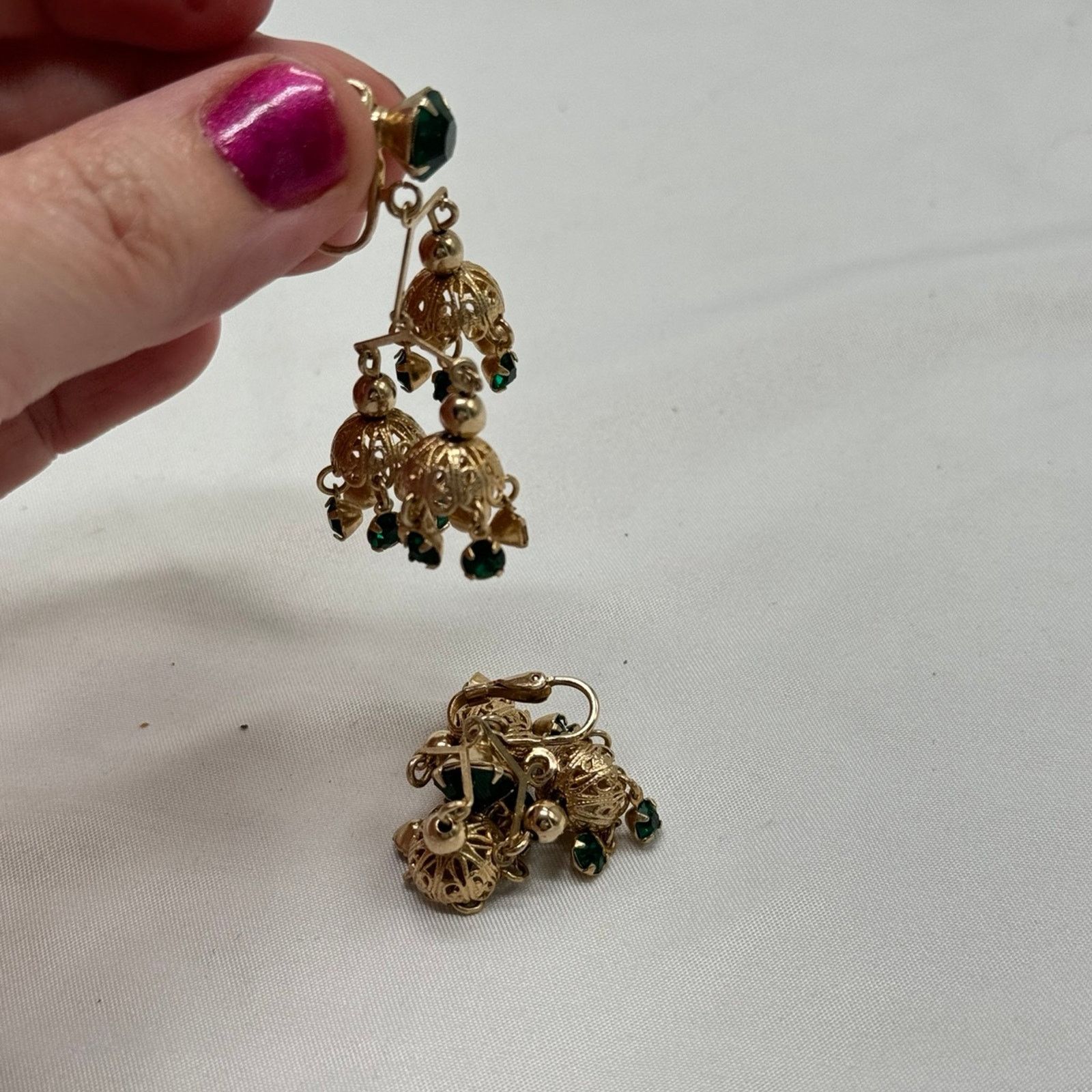 NBDN Nobrandedon Vintage crystal chandelier earrings Size ONE SIZE - 5 Thumbnail