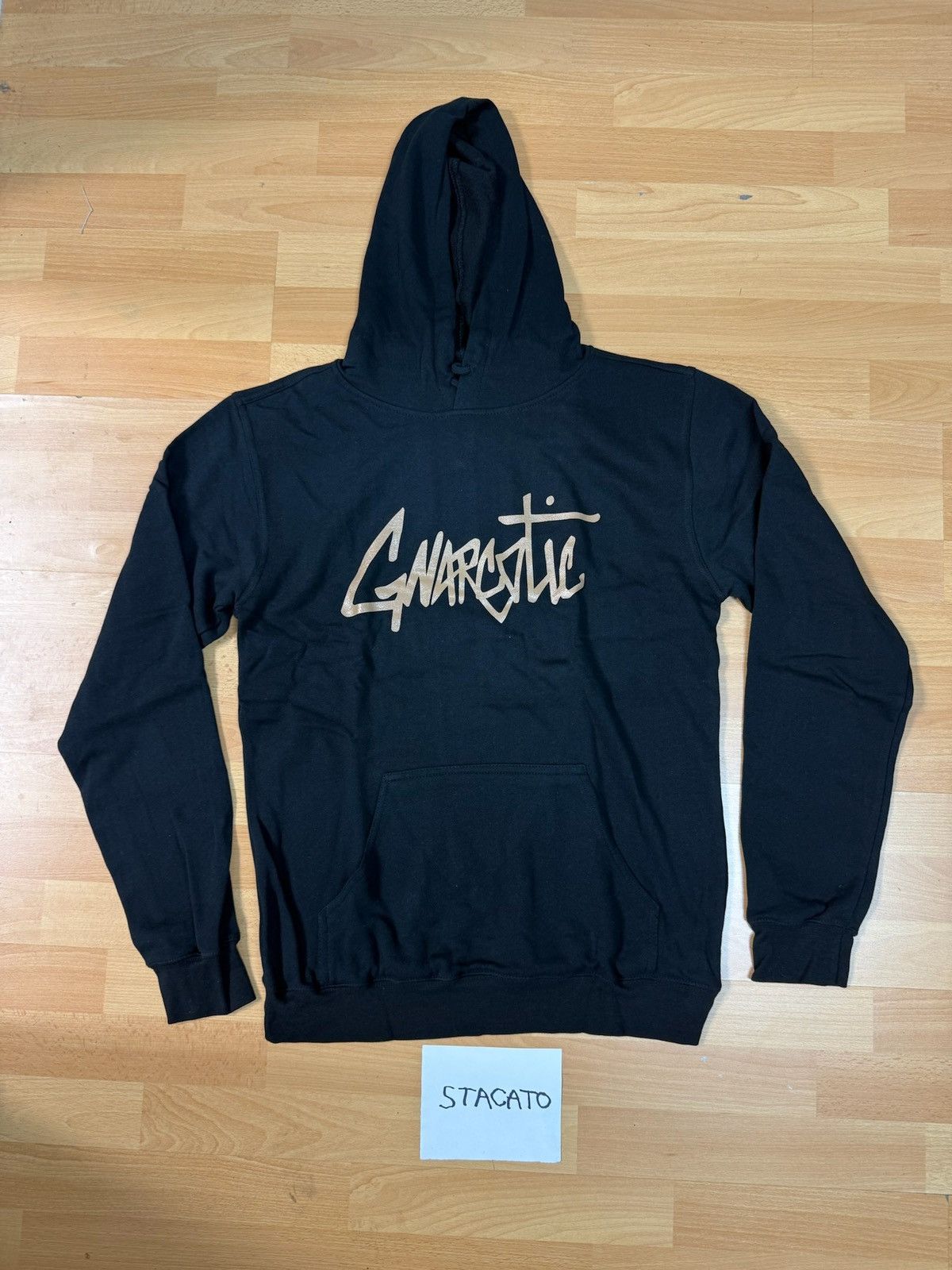 Gnarcotic × Rap Tees × Vintage Gnarcotic Logo Hoodie Black/Gold Medium Size US M / EU 48-50 / 2 - 1 Thumbnail