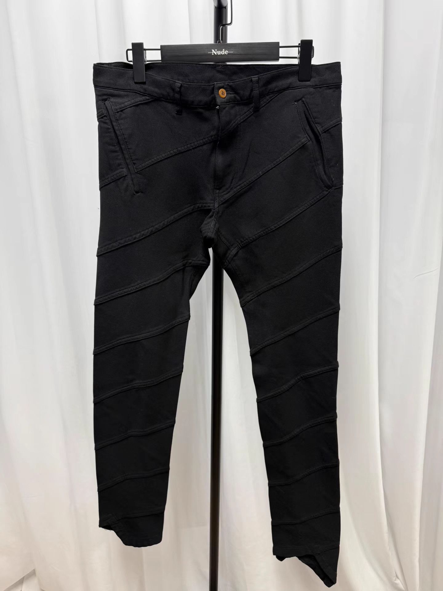 Comme des Garcons Homme Plus Comme des Garçons Homme Plus Brushed Spiral Trousers K20 Size US 33 - 1 Thumbnail