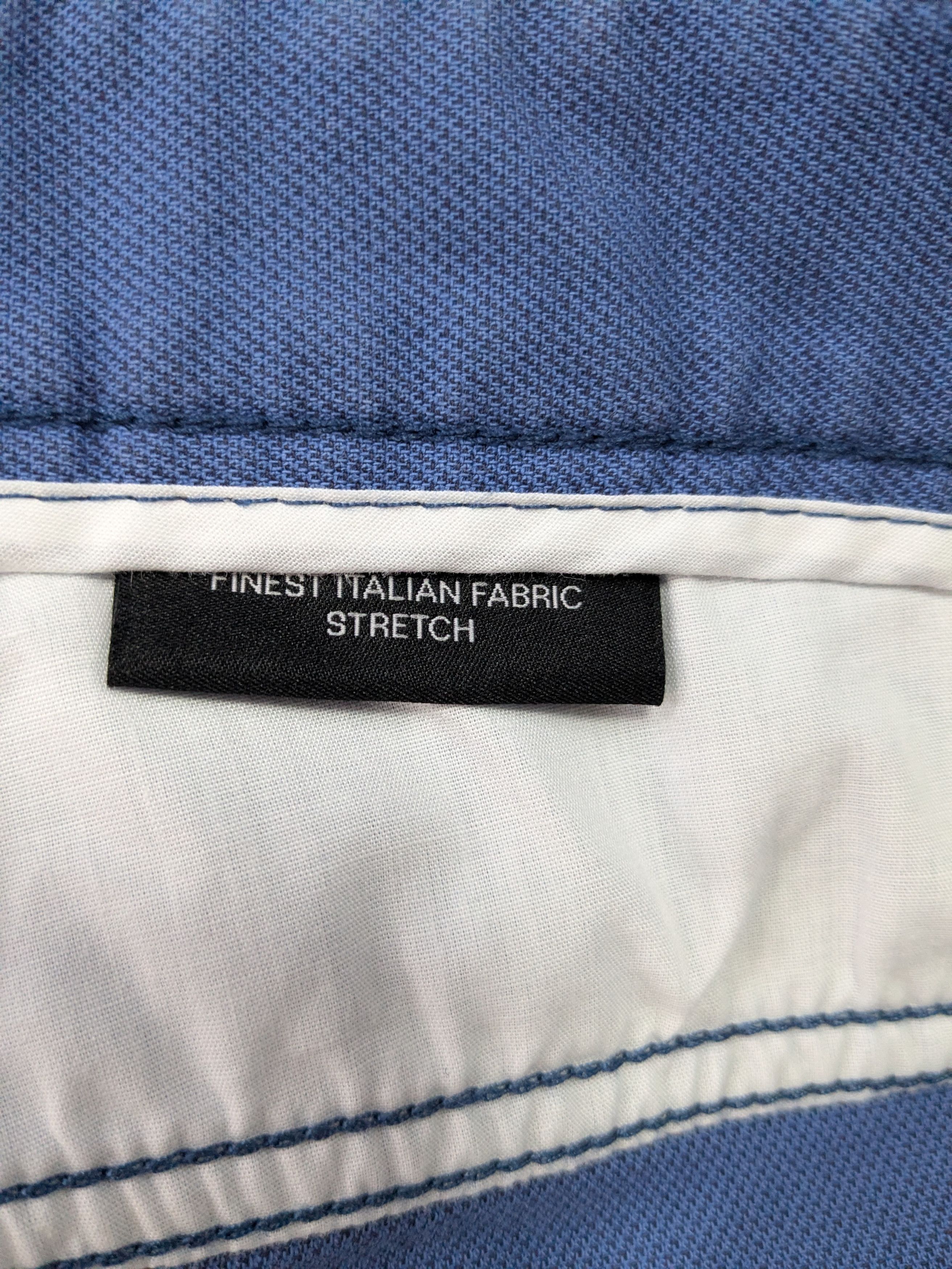 Hugo Boss Hugo Boss Slim Fit Stretch Pants – Blue, Size 40/34 Size US 40 / EU 56 - 4 Thumbnail