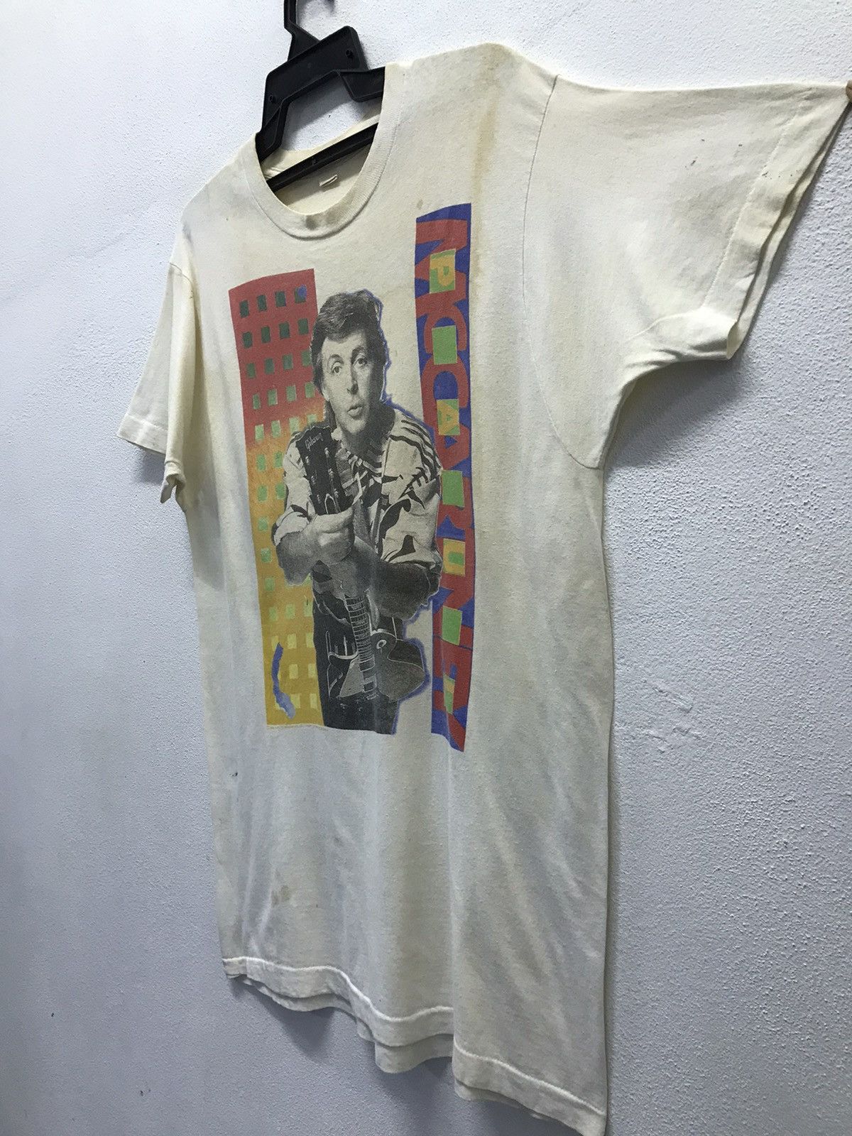 Band Tees Vintage The Paul McCartney World Tour 1989/90 Shirt Size US M / EU 48-50 / 2 - 6 Thumbnail