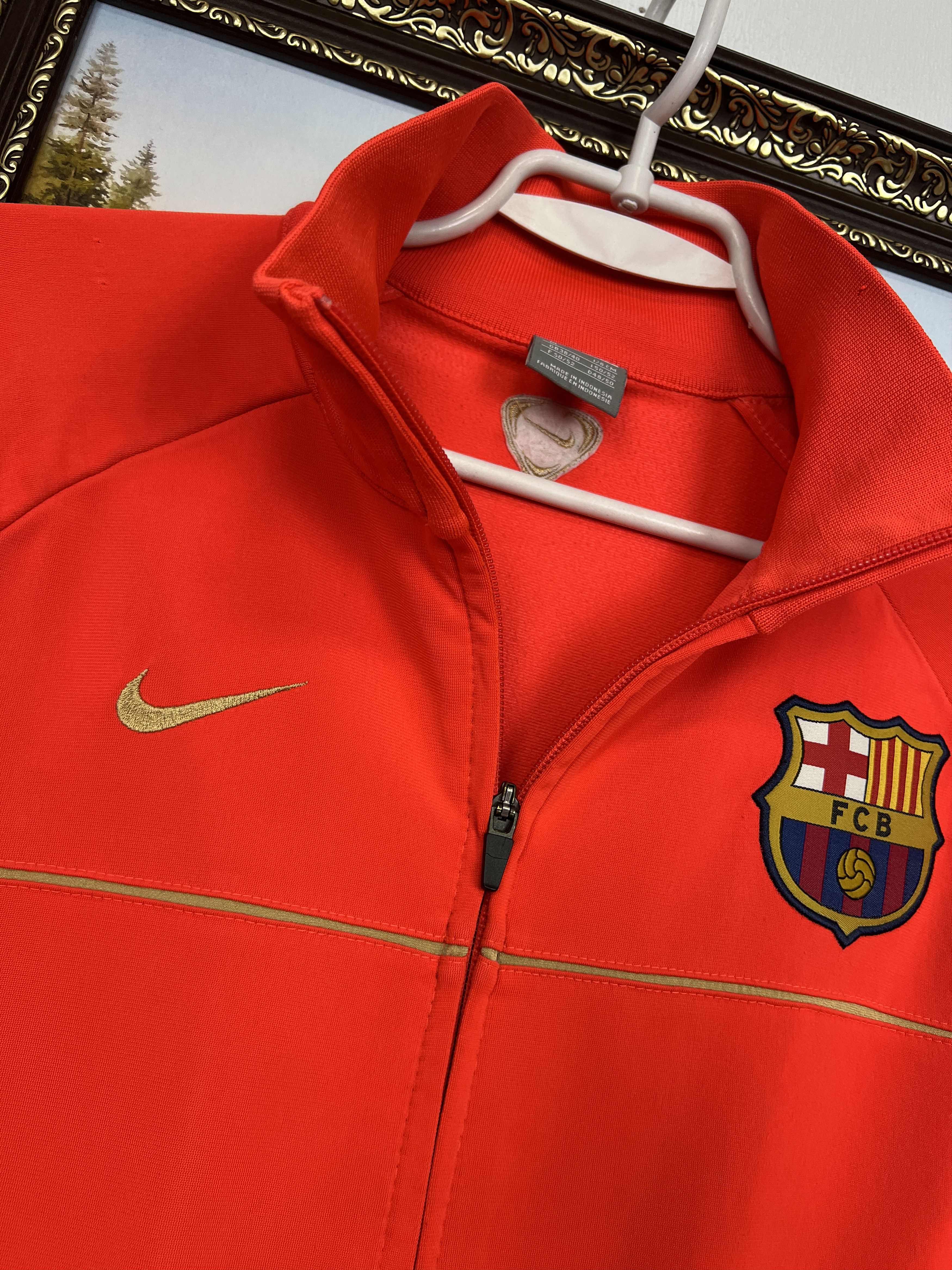 Nike Vintage Nike FC Barcelona Football Jacket Soccer Track Top Size US M / EU 48-50 / 2 - 5 Thumbnail